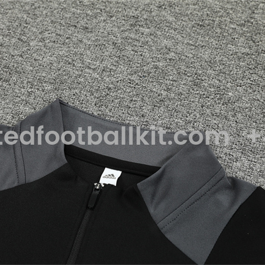 Unitedfootballkit.com | Al Nassr Riyadh Victory 24-25 Long Sleeve Training Set - Black -Customize Name, Number and Patch | Worldwide Shipping