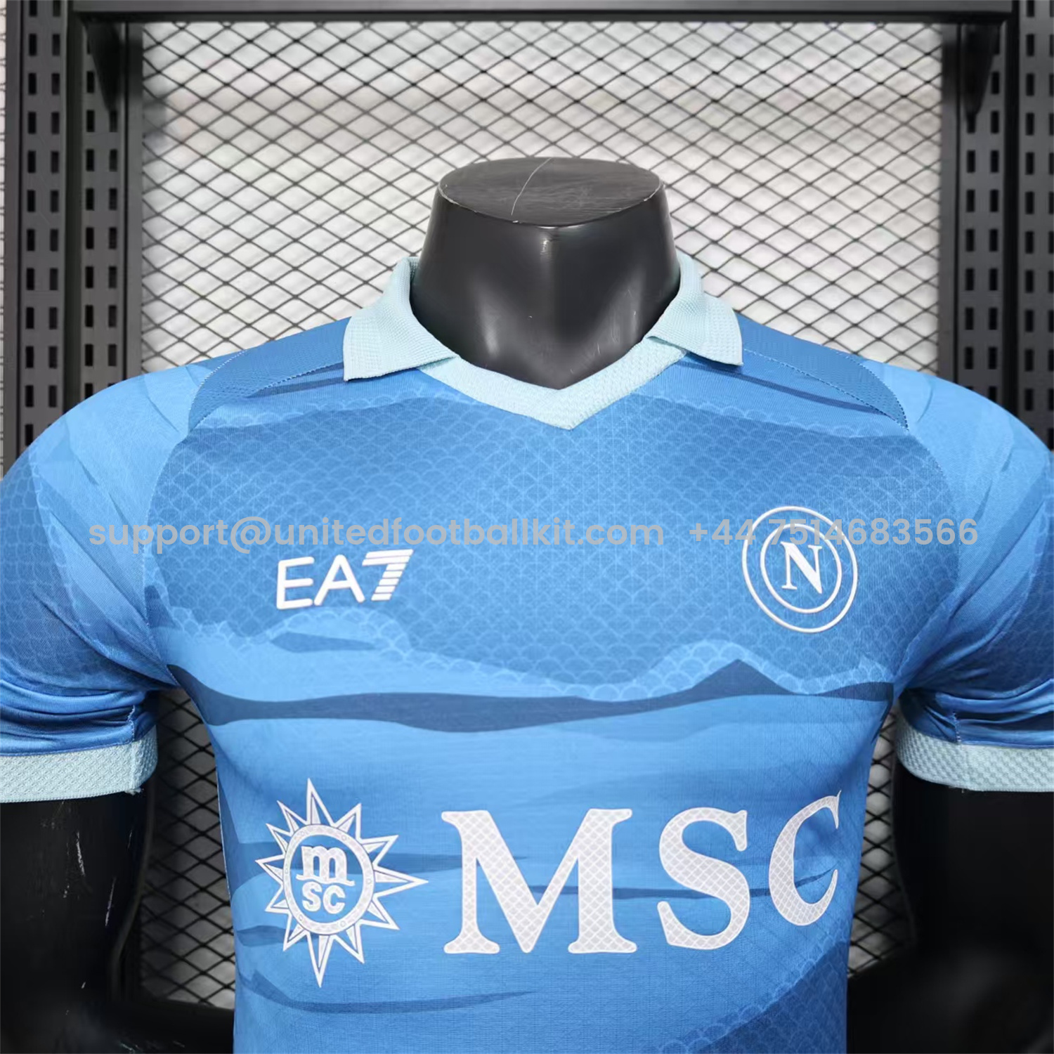 Unitedfootballkit.com | Napoli 24-25 Partenope Special Edition Jersey - Player Version -Customize Name, Number and Patch | Worldwide Shipping