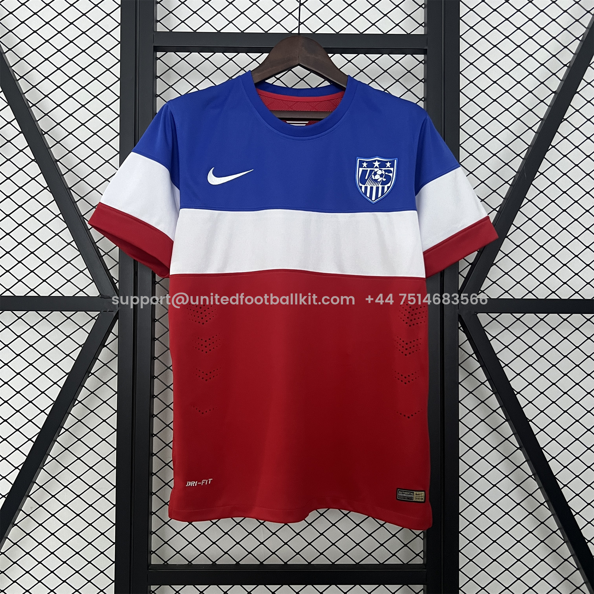 Unitedfootballkit.com | Retro United States USA 2014 Away Jersey -Customize Name, Number and Patch | Worldwide Shipping