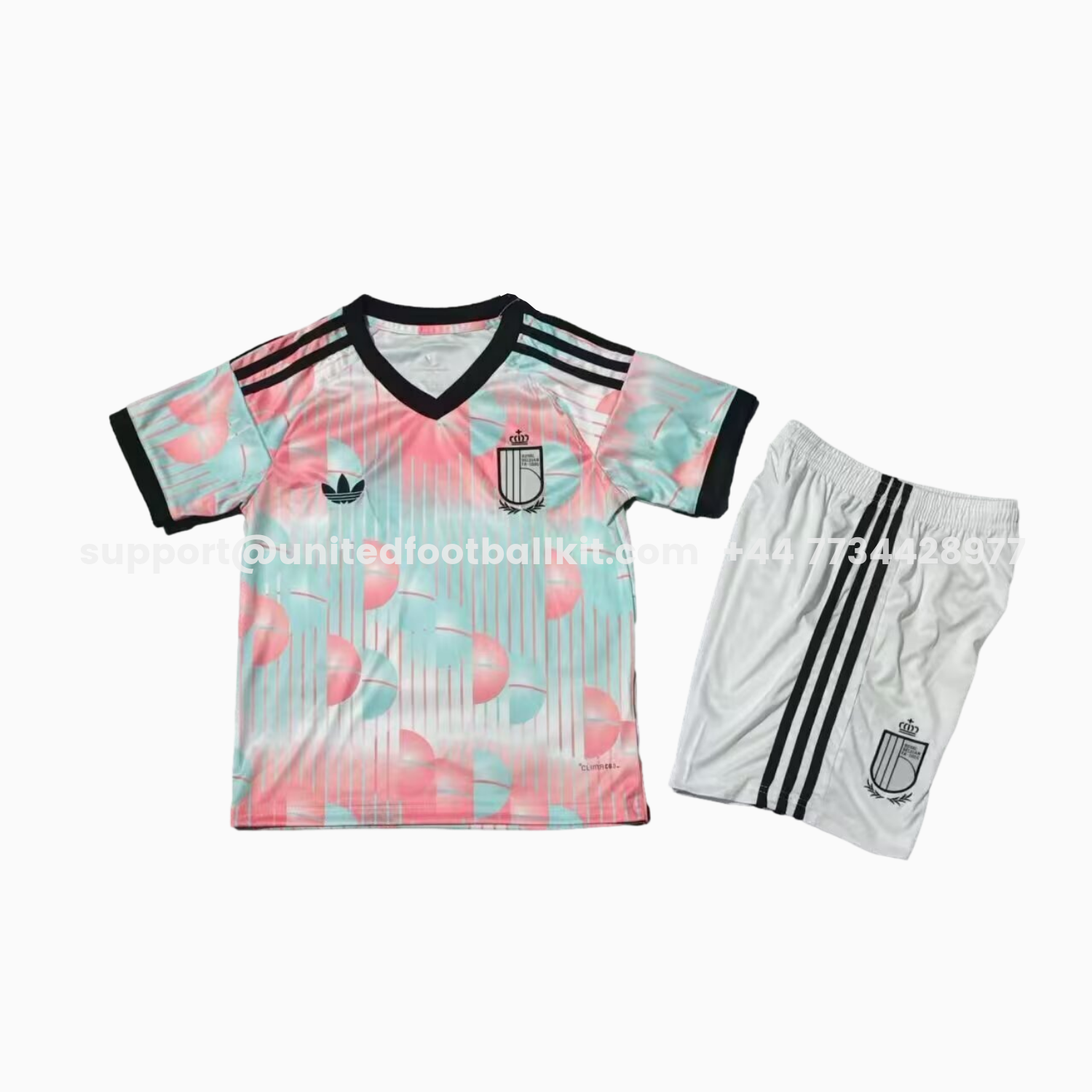 Unitedfootballkit.com | Belgium 2026 Away Kids Kit -Customize Name, Number and Patch | Worldwide Shipping