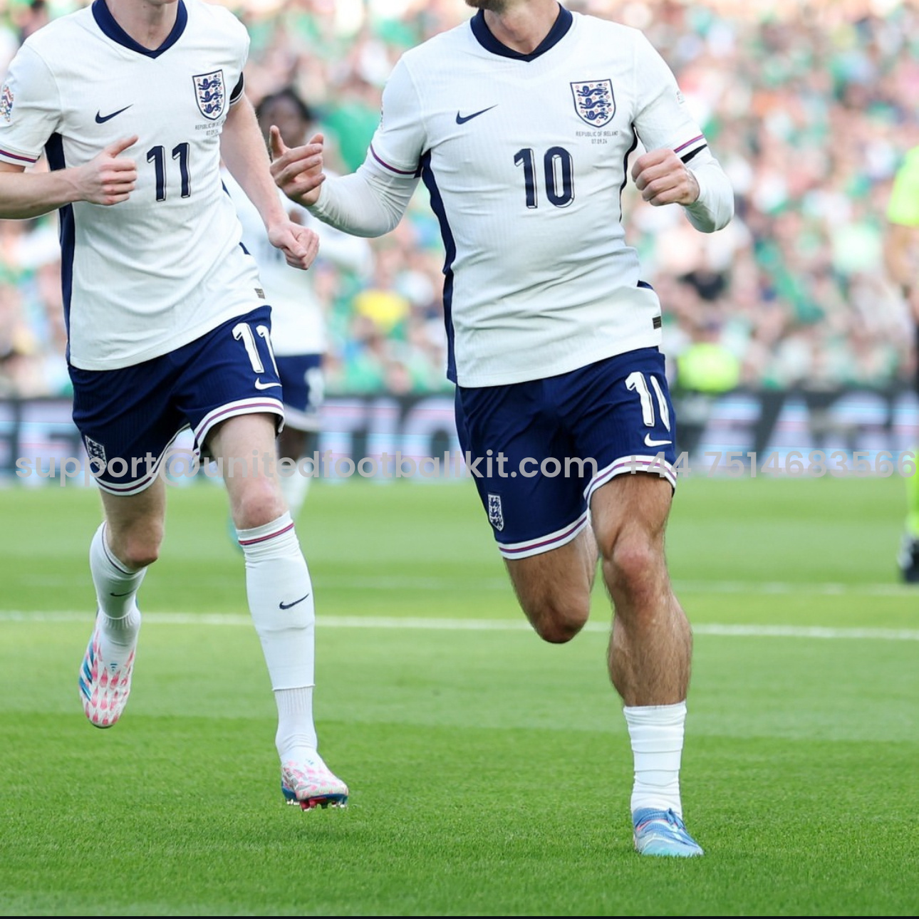 Unitedfootballkit.com | England 2024 Home Shorts - Player Version -Customize Name, Number and Patch | Worldwide Shipping