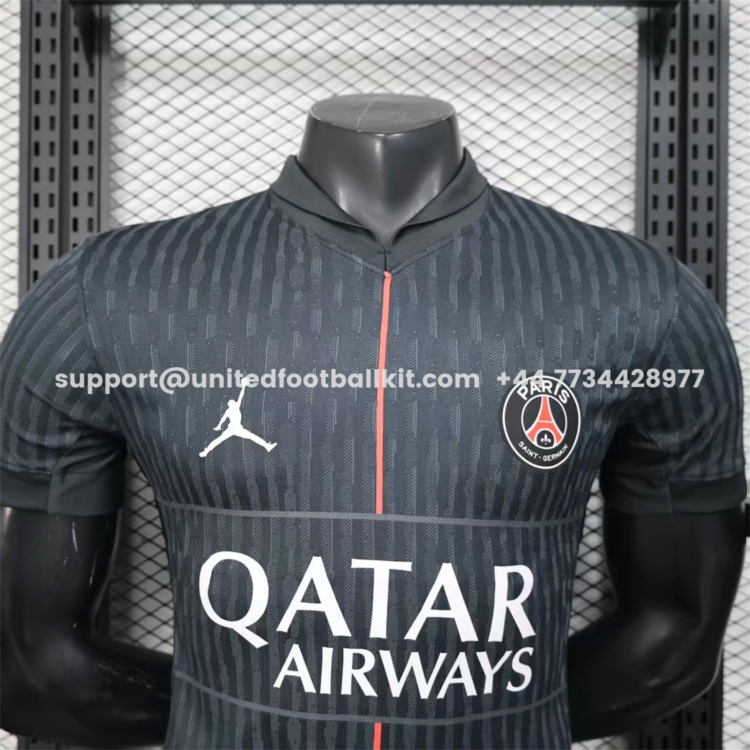 Unitedfootballkit.com | Paris Saint-Germain PSG 25-26 Fourth Jersey - Player Version -Customize Name, Number and Patch | Worldwide Shipping