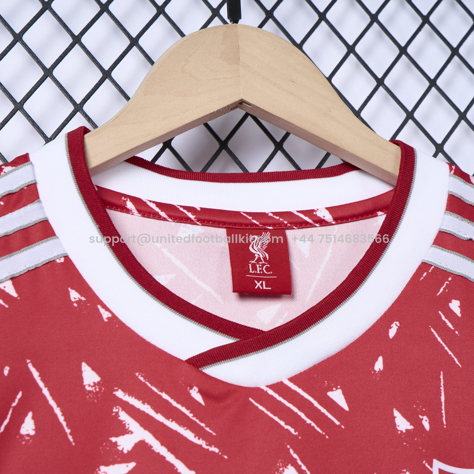 Unitedfootballkit.com | Retro Liver.pool 1989-91 Home Stadium Jersey -Customize Name, Number and Patch | Worldwide Shipping