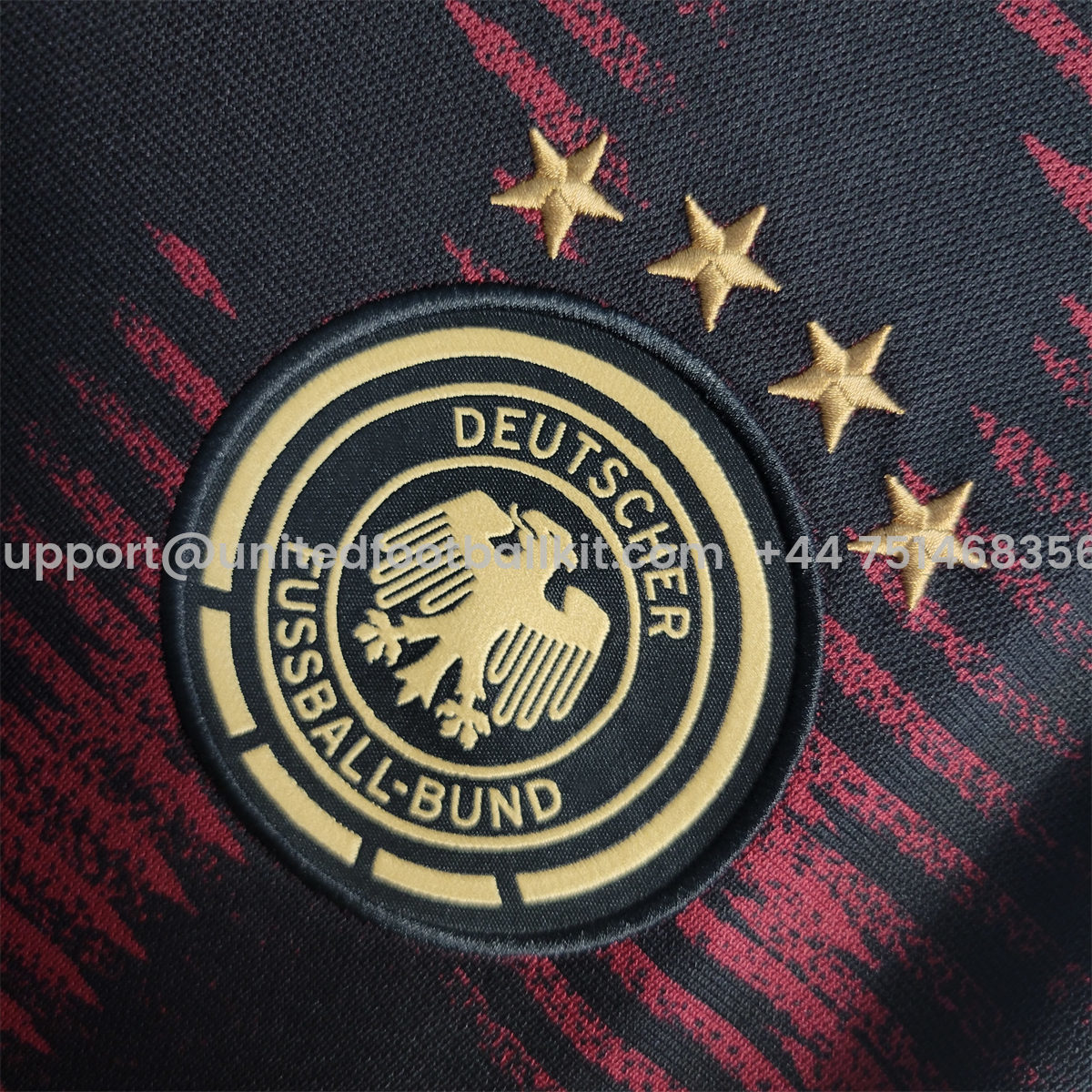 Unitedfootballkit.com | Germany 2022 Away Stadium Jersey - Fans Version -Customize Name, Number and Patch | Worldwide Shipping