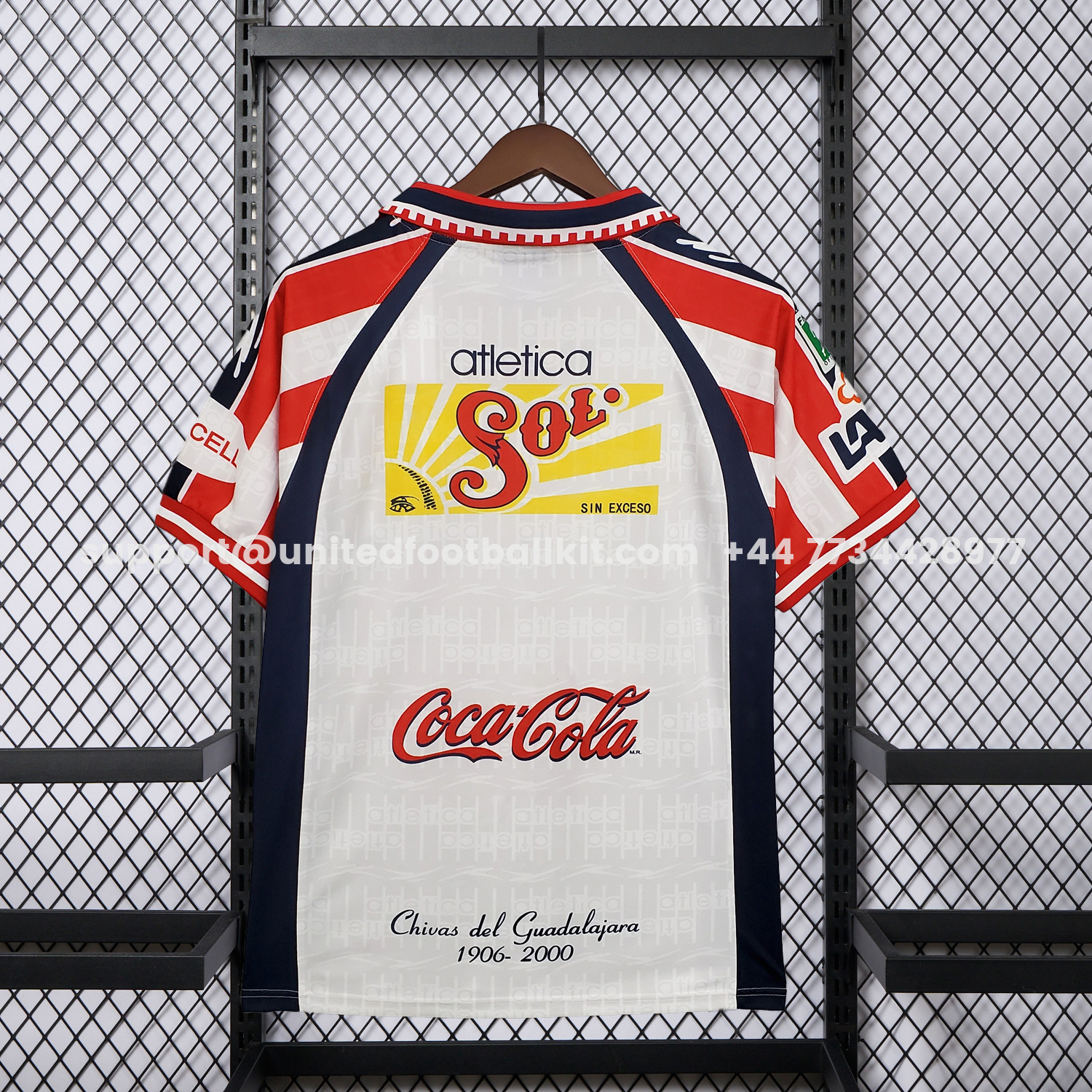 Unitedfootballkit.com | Retro Chivas de Guadalajara 1999-00 Away Jersey -Customize Name, Number and Patch | Worldwide Shipping