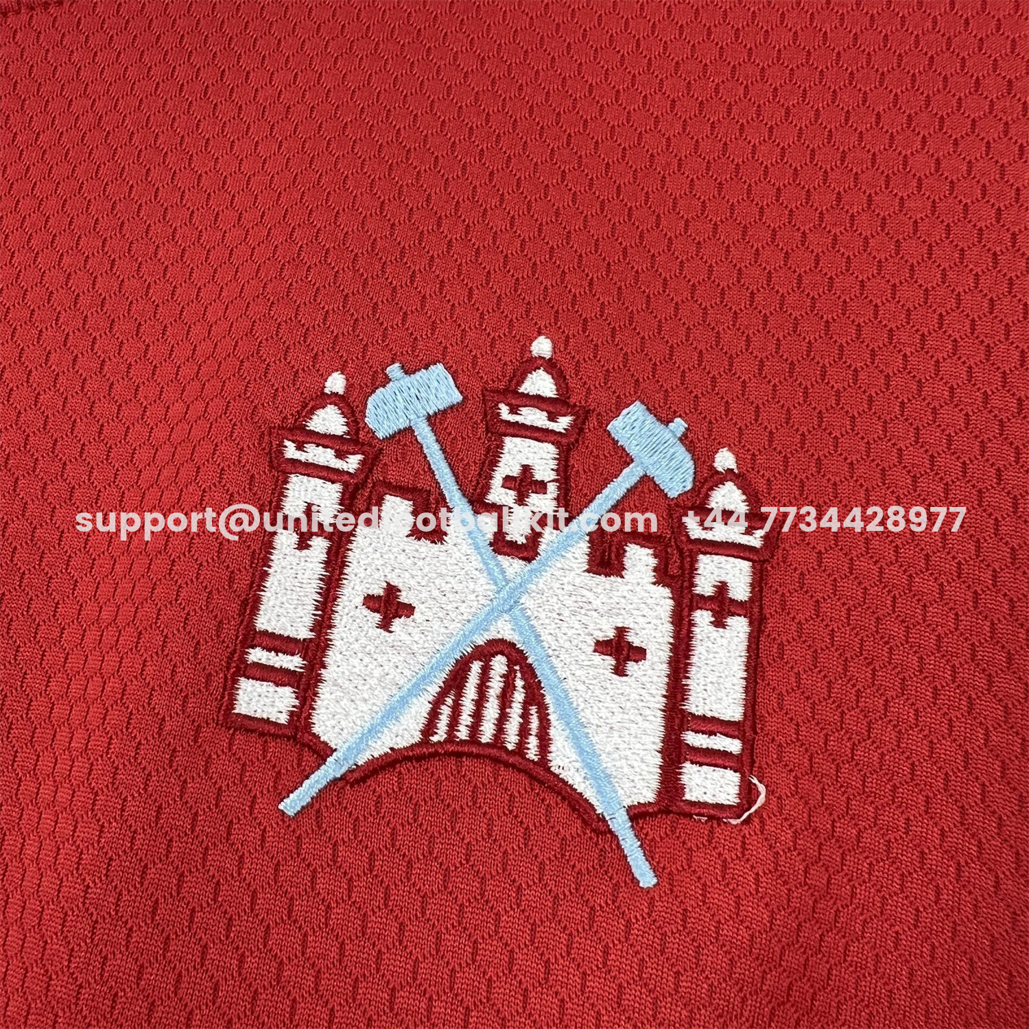 Unitedfootballkit.com | West Ham United 25-26 x Iron Maiden 50th Anniversary Jersey - Fans Version -Customize Name, Number and Patch | Worldwide Shipping