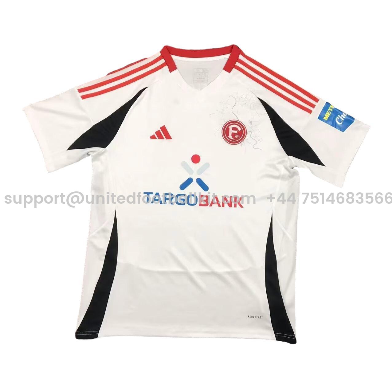 Unitedfootballkit.com | Fortuna Düsseldorf 24-25 Away Jersey -Customize Name, Number and Patch | Worldwide Shipping