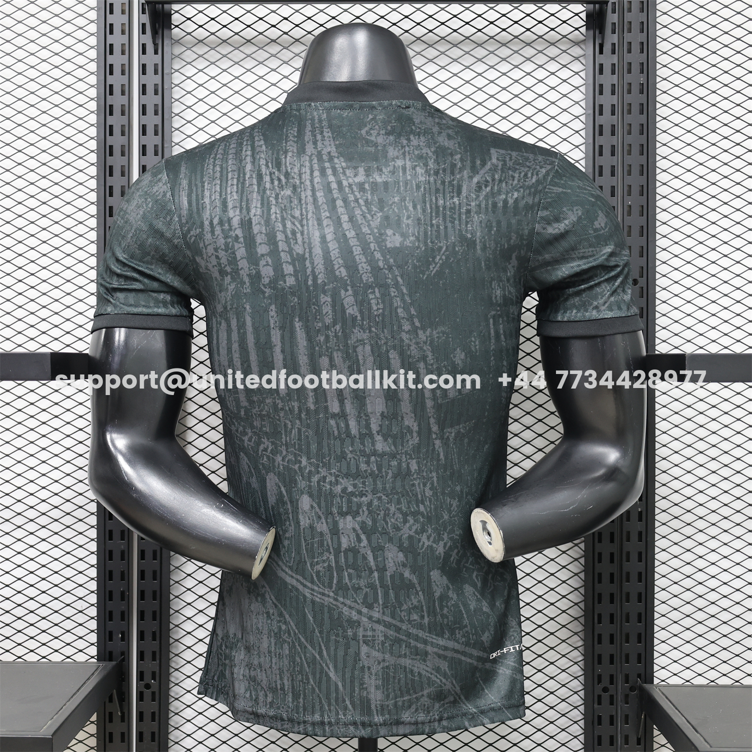 Unitedfootballkit.com | Barcelona 25-26 Grey And Black Special Jersey - Player Version -Customize Name, Number and Patch | Worldwide Shipping