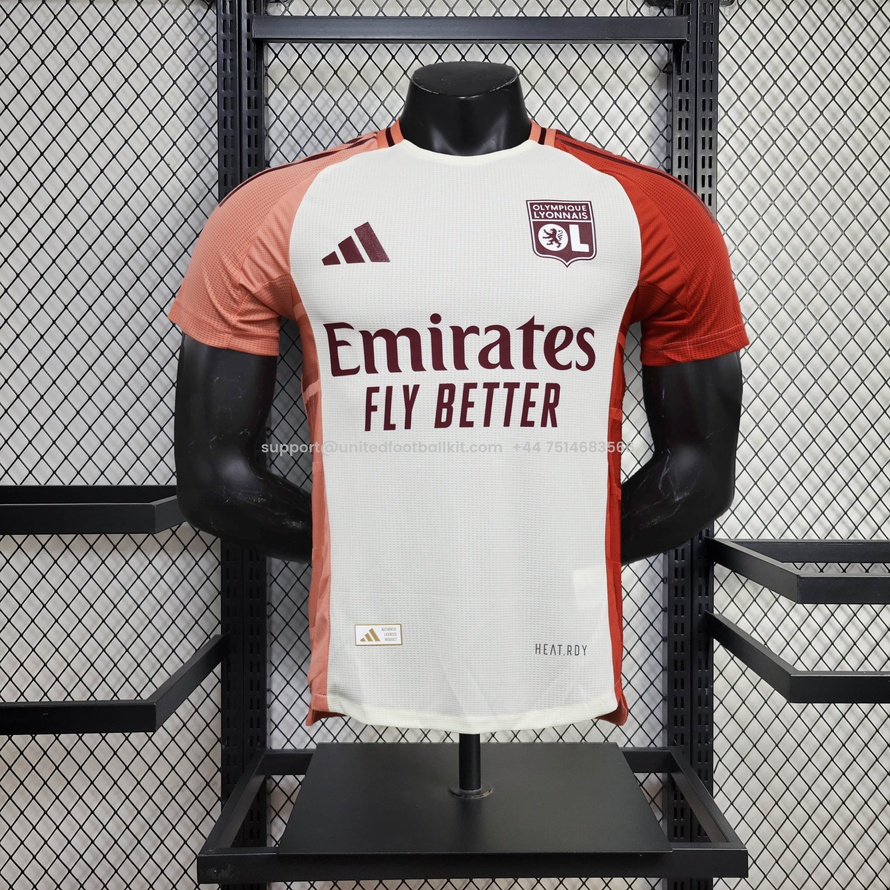 Unitedfootballkit.com | Olympique Lyonnais Lyon 24-25 Third Jersey - Player Version -Customize Name, Number and Patch | Worldwide Shipping