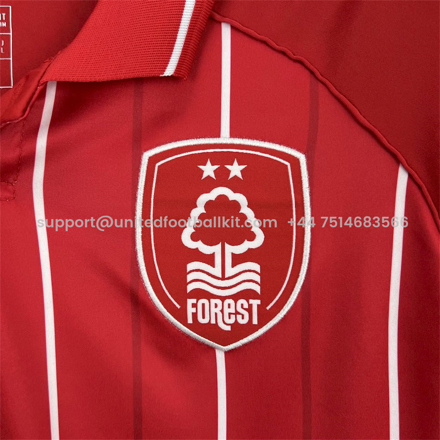 Unitedfootballkit.com | Nottingham Forest 25-26 Home Jersey - Fans Version -Customize Name, Number and Patch | Worldwide Shipping