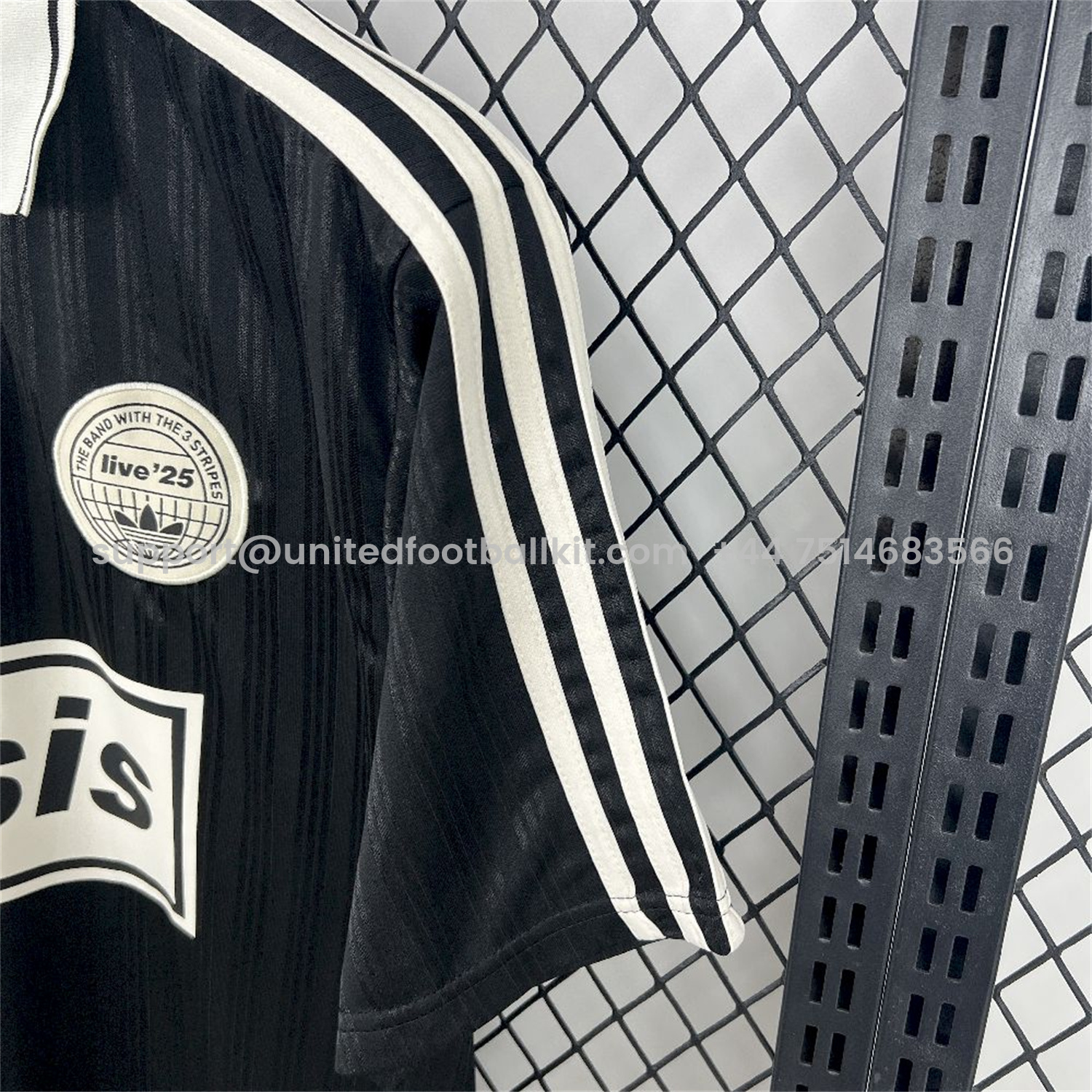 Unitedfootballkit.com | Bohemian 25-26 Oasis Originals Tour Black Jersey - Fans Version -Customize Name, Number and Patch | Worldwide Shipping