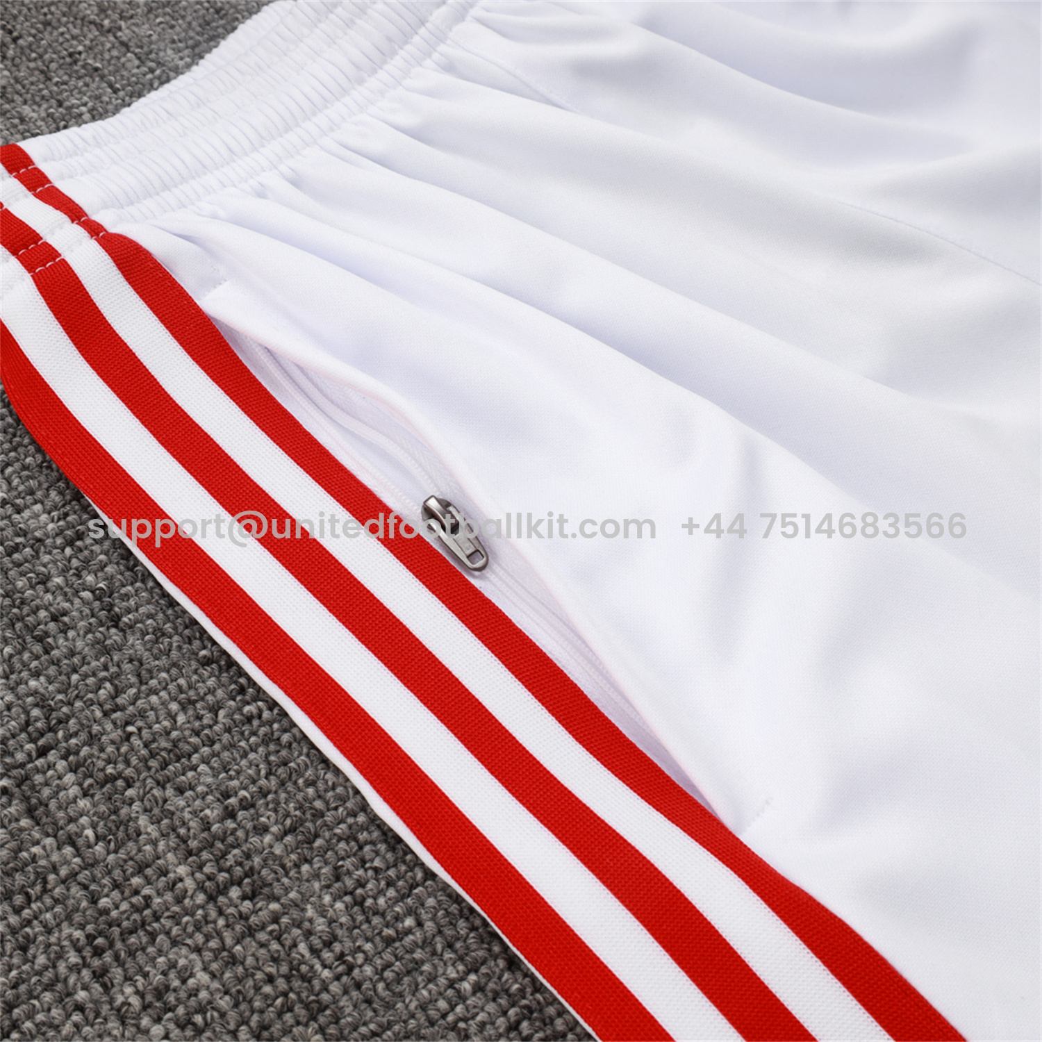 Unitedfootballkit.com | Bayern Munich 2025 125th Anniversary Vest Training Set - White Top and Shorts -Customize Name, Number and Patch | Worldwide Shipping