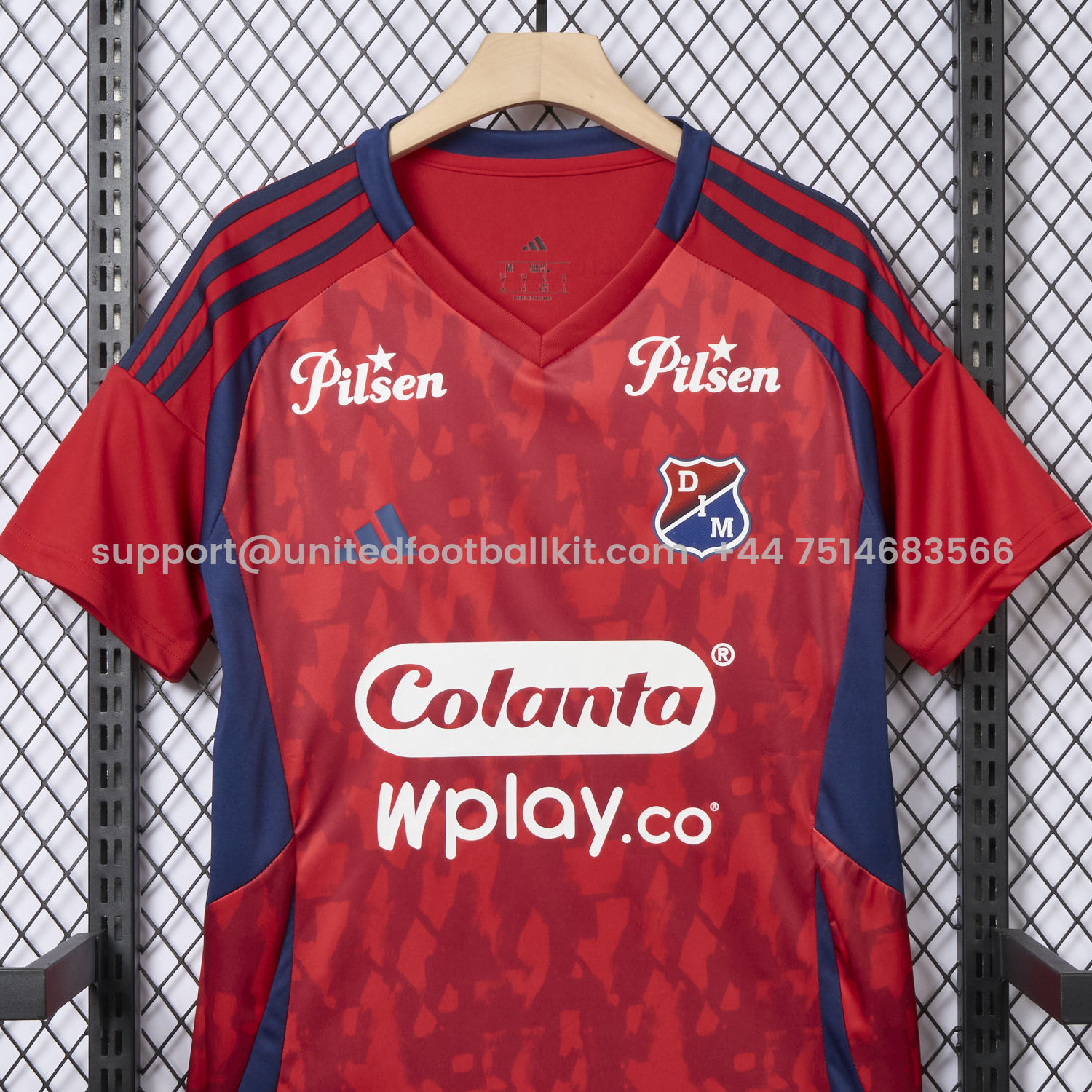 Unitedfootballkit.com | Independiente de Medellín 25-26 Home Jersey - Fans Version -Customize Name, Number and Patch | Worldwide Shipping