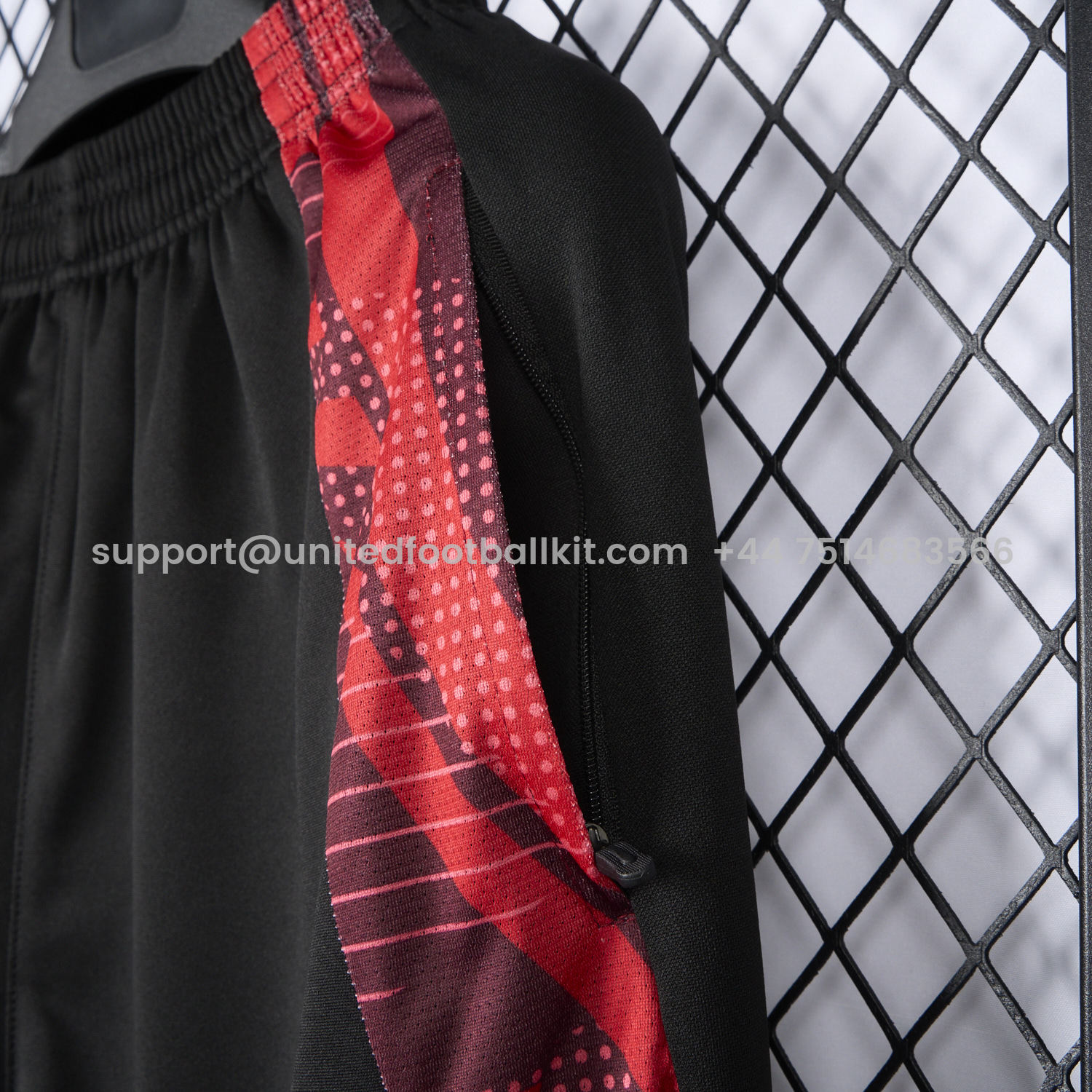 Unitedfootballkit.com | Olympique Lyonnais Lyon 24-25 Black Training Pants - Player Version -Customize Name, Number and Patch | Worldwide Shipping