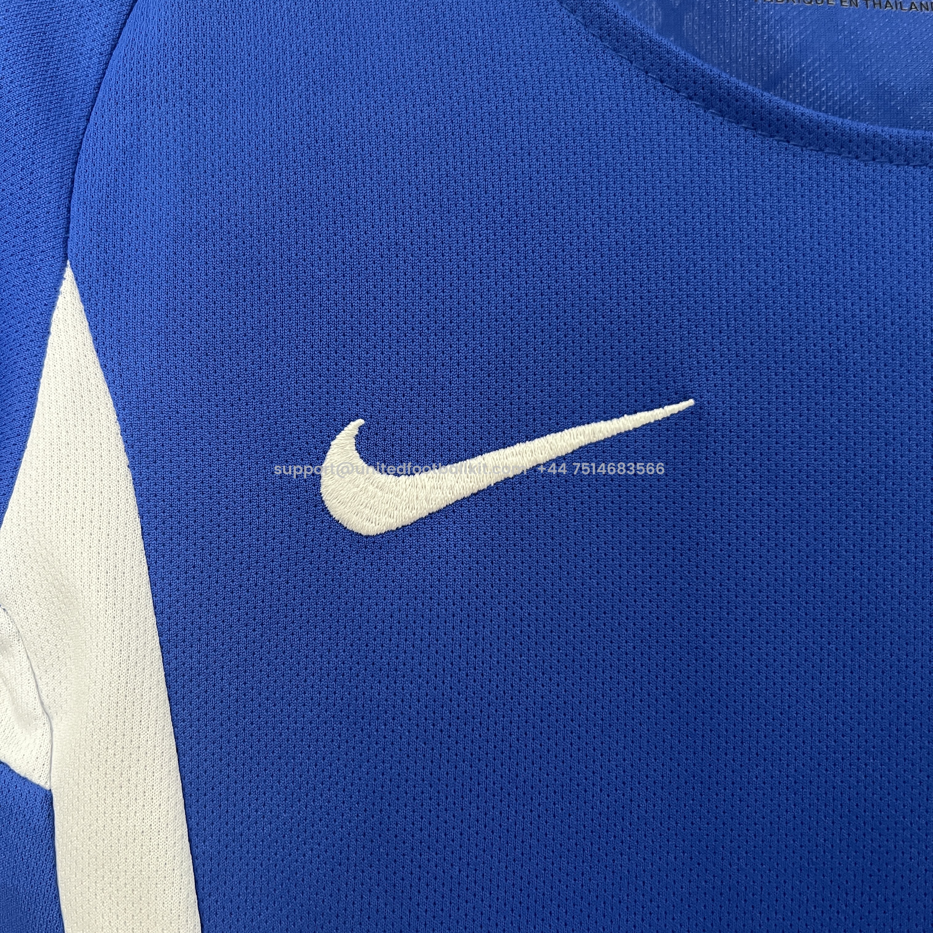 Unitedfootballkit.com | Retro Brazil 2002 Away Stadium Kids Kit -Customize Name, Number and Patch | Worldwide Shipping