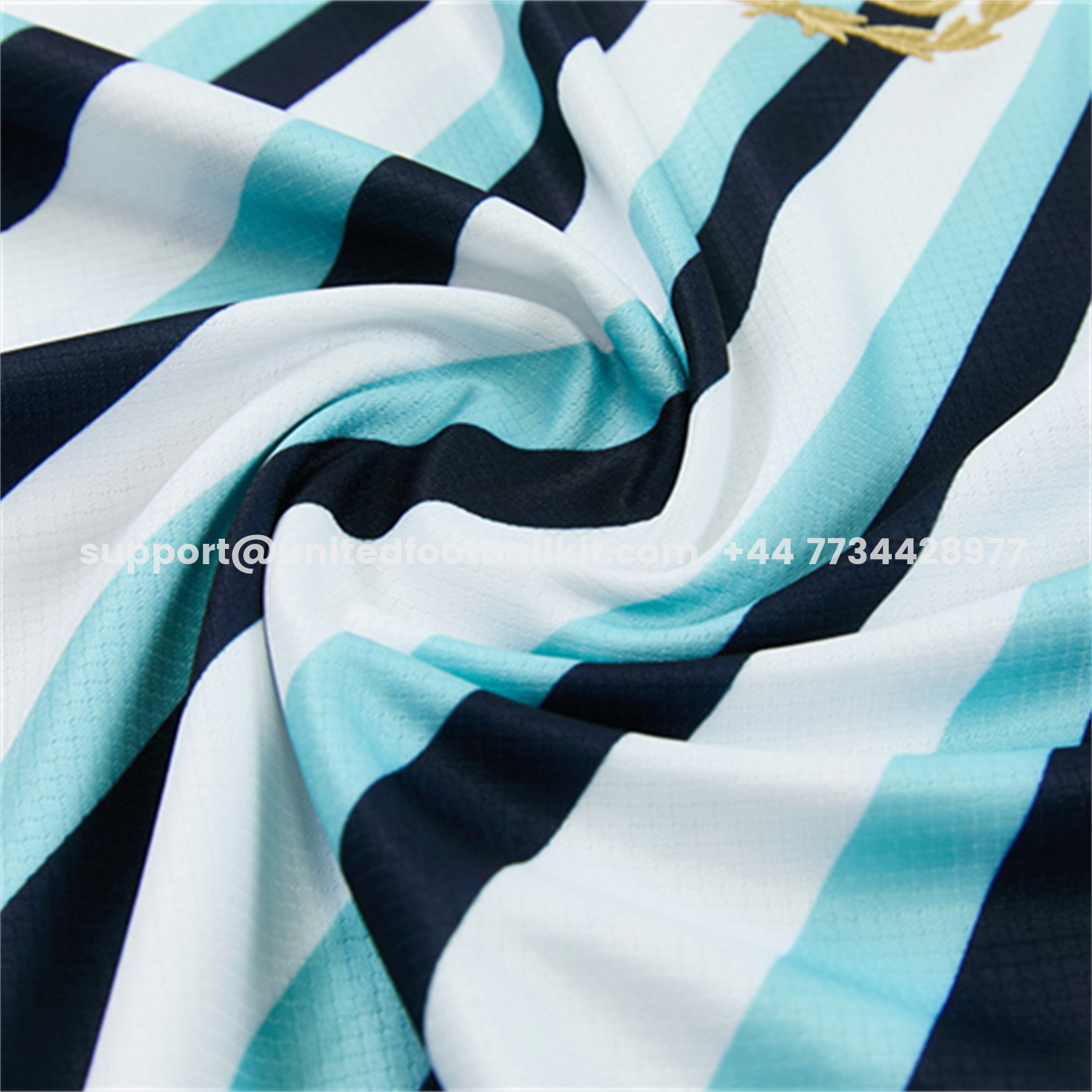 Unitedfootballkit.com | Argentina 2026 Kids Short-Sleeve Training Set - Blue Rays Top and Blue Shorts -Customize Name, Number and Patch | Worldwide Shipping