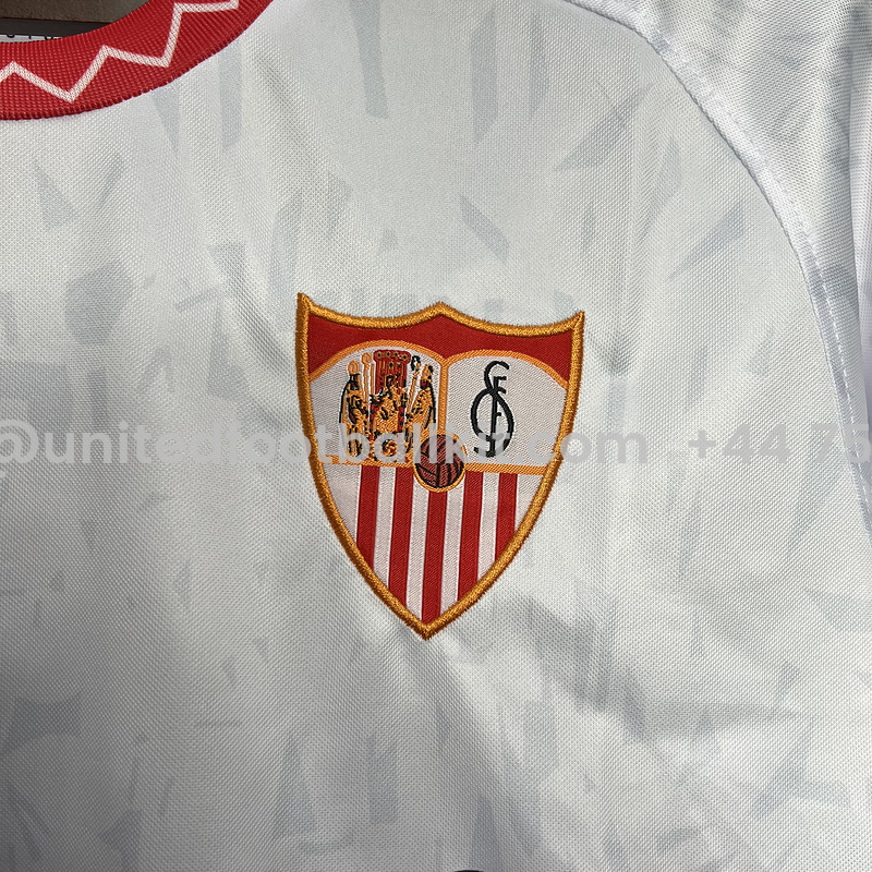 Unitedfootballkit.com | Sevilla 24-25 Home Stadium Jersey - Fans Version -Customize Name, Number and Patch | Worldwide Shipping