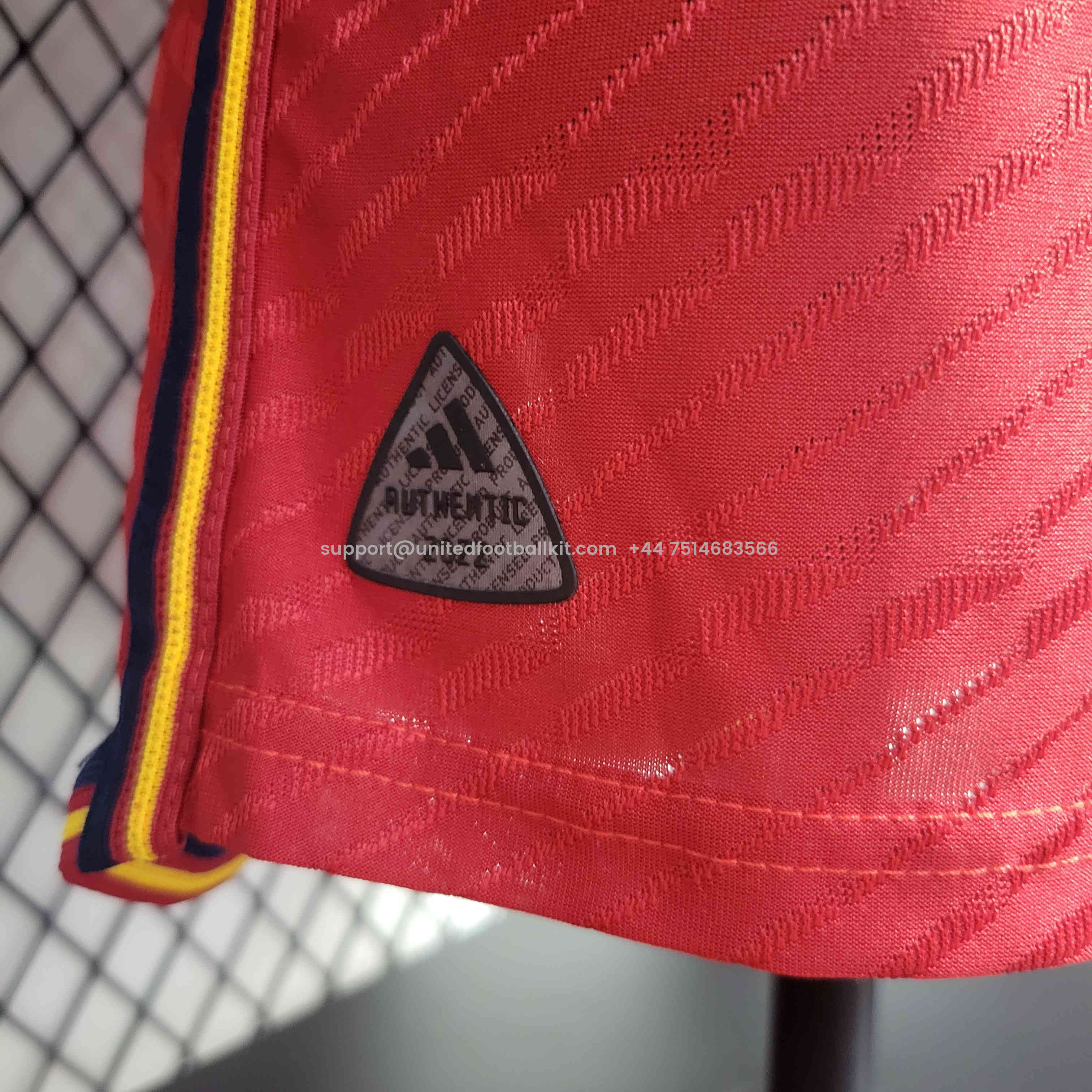 Unitedfootballkit.com | Spain 22-23 Home Jersey - Player Version -Customize Name, Number and Patch | Worldwide Shipping