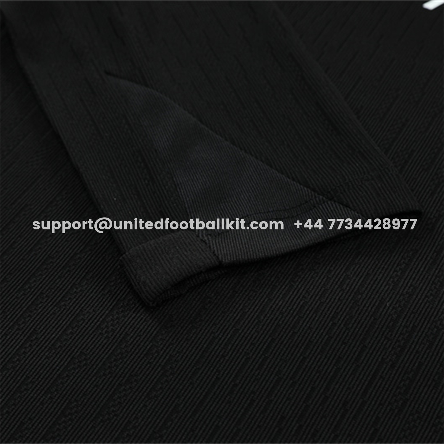 Unitedfootballkit.com | Paris Saint-Germain PSG 25-26 Jordan Long Sleeve Training Set - Pure Black Top & Pants -Customize Name, Number and Patch | Worldwide Shipping