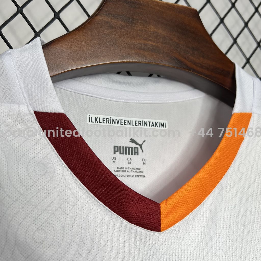 Unitedfootballkit.com | Galatasaray 24-25 Away Jersey - Fans Version -Customize Name, Number and Patch | Worldwide Shipping