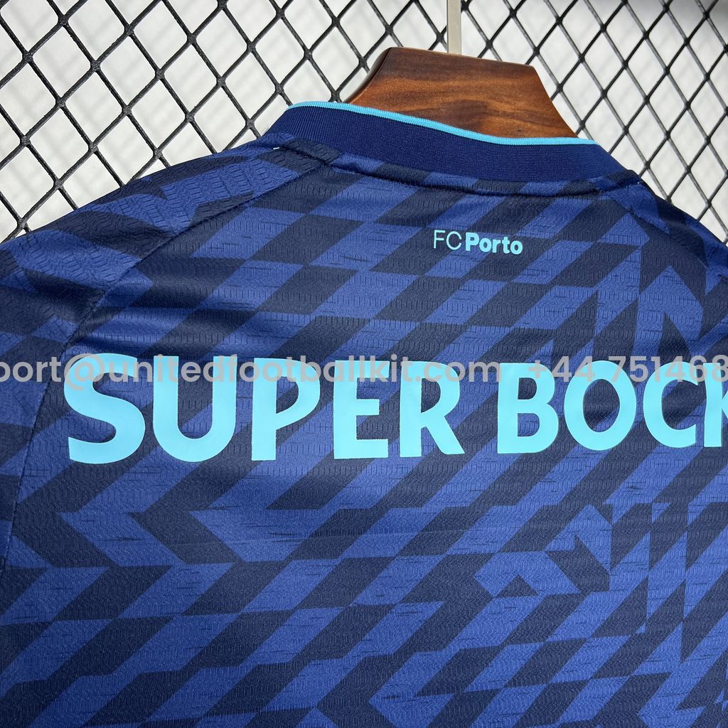 Unitedfootballkit.com | Porto 24-25 Third Jersey - Fans Version -Customize Name, Number and Patch | Worldwide Shipping