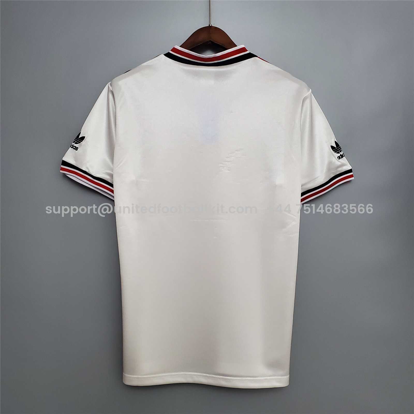 Unitedfootballkit.com | Retro Manchester United 85-86 Away Jersey -Customize Name, Number and Patch | Worldwide Shipping