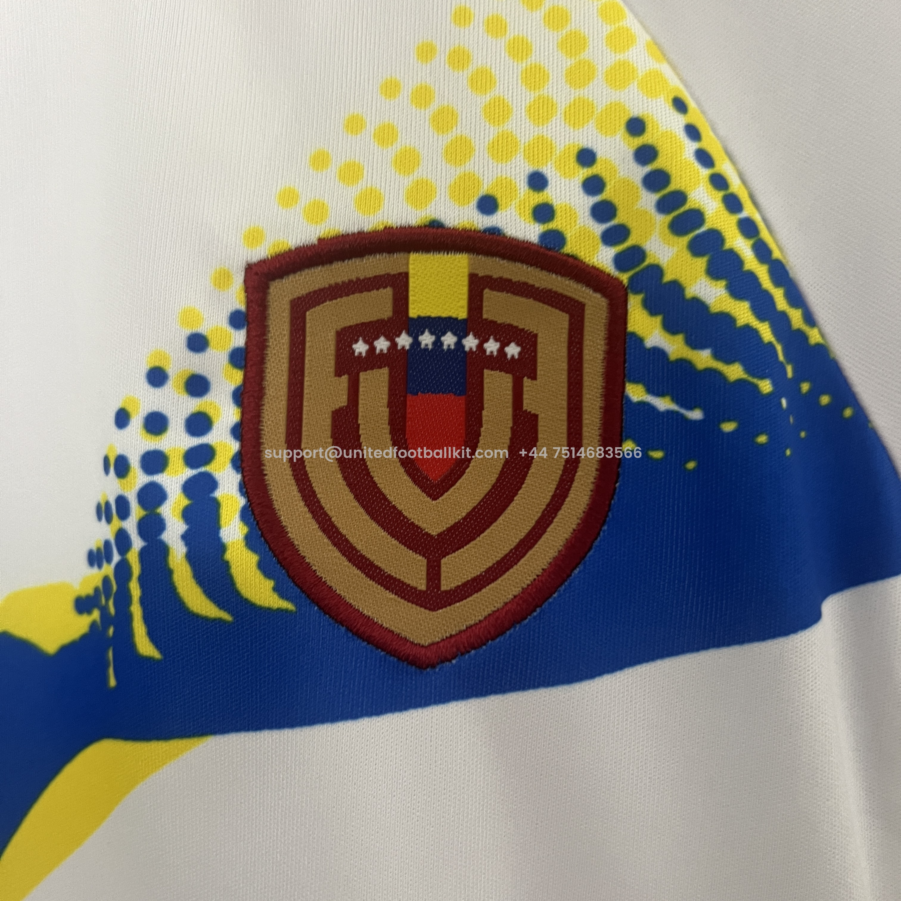 Unitedfootballkit.com | Venezuela 2024 Away Stadium Kids Kit -Customize Name, Number and Patch | Worldwide Shipping