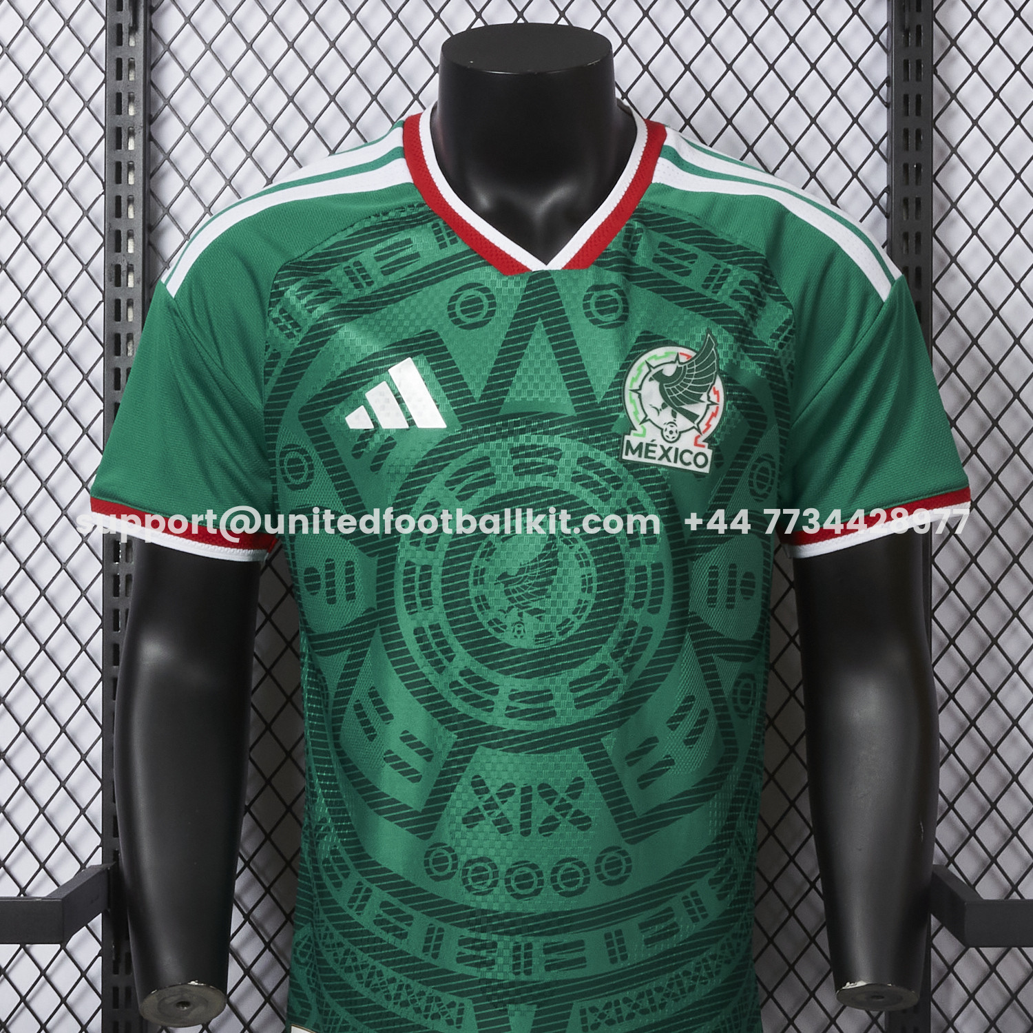 Unitedfootballkit.com | Mexico 2026 Home Jersey - Player Version -Customize Name, Number and Patch | Worldwide Shipping