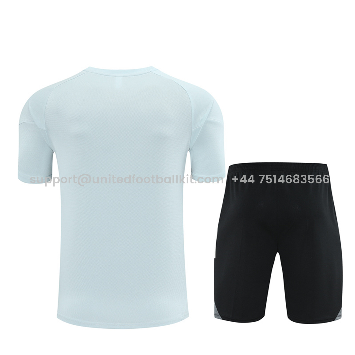 Unitedfootballkit.com | Japan 25-26 Kids Short-Sleeve Training Set - Light Blue Top and Black Shorts -Customize Name, Number and Patch | Worldwide Shipping