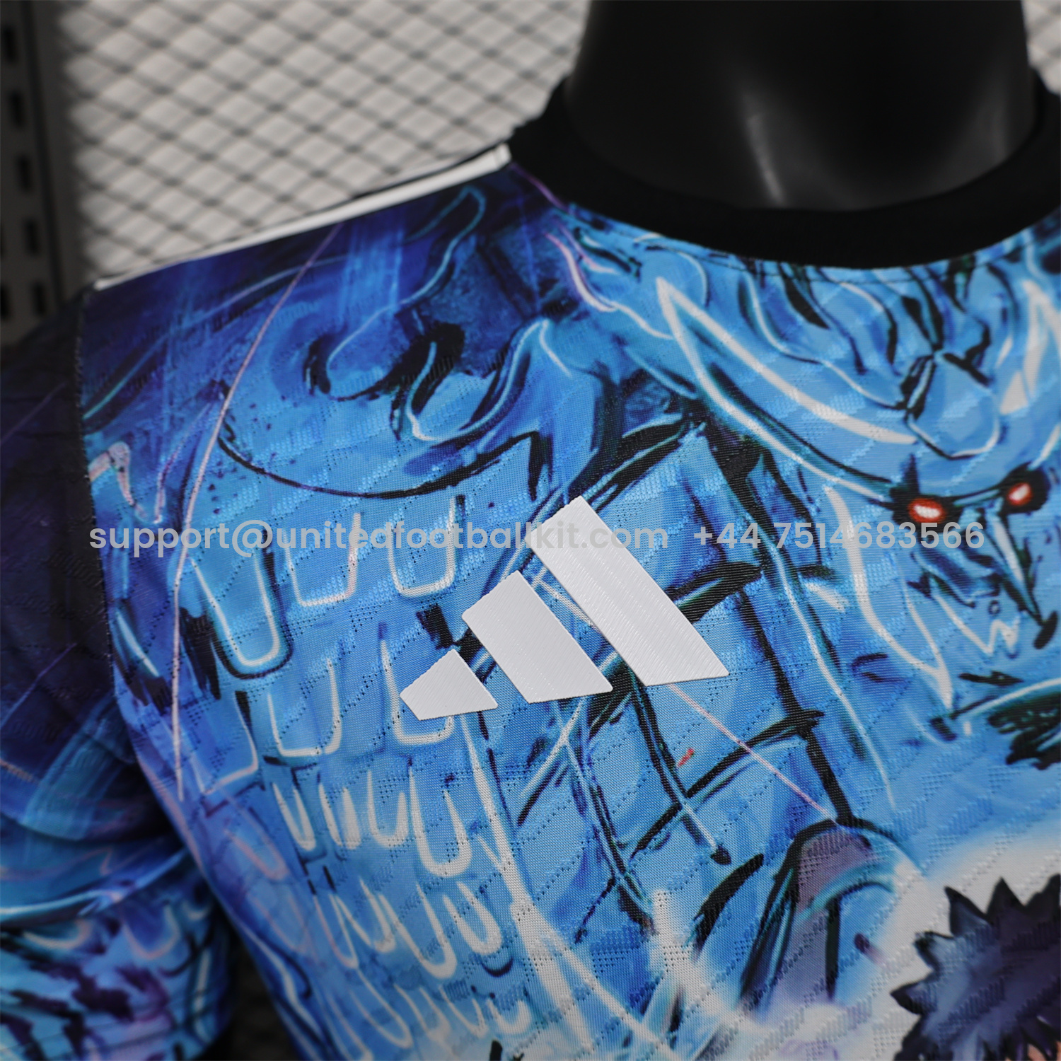 Unitedfootballkit.com | Japan 25-26 Kakashi and Obito Blue Special Jersey - Player Version -Customize Name, Number and Patch | Worldwide Shipping