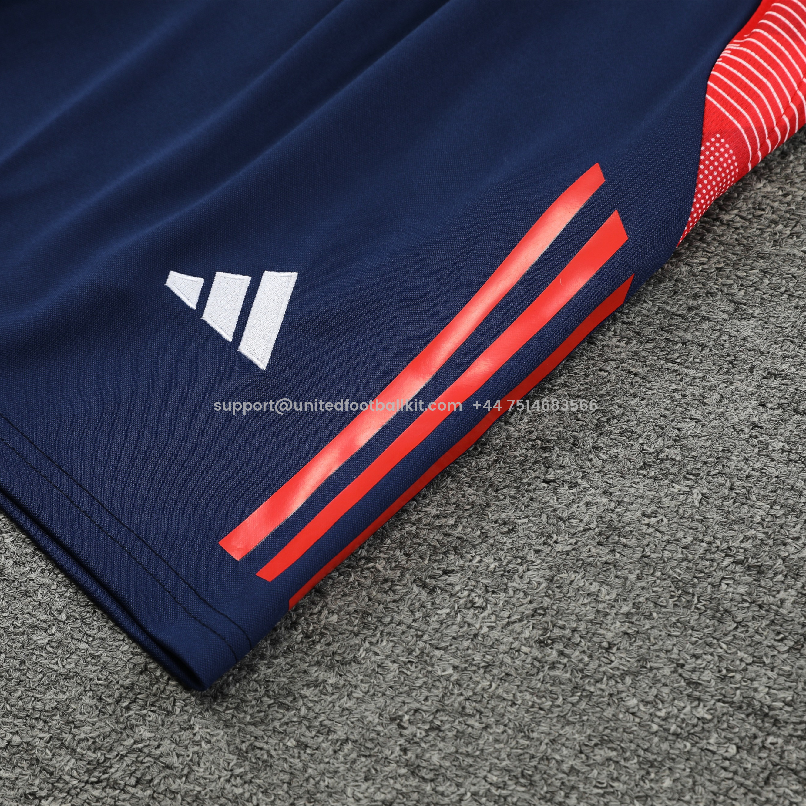 Unitedfootballkit.com | Manchester United 24-25 Vest Training Set - Deep Blue -Customize Name, Number and Patch | Worldwide Shipping