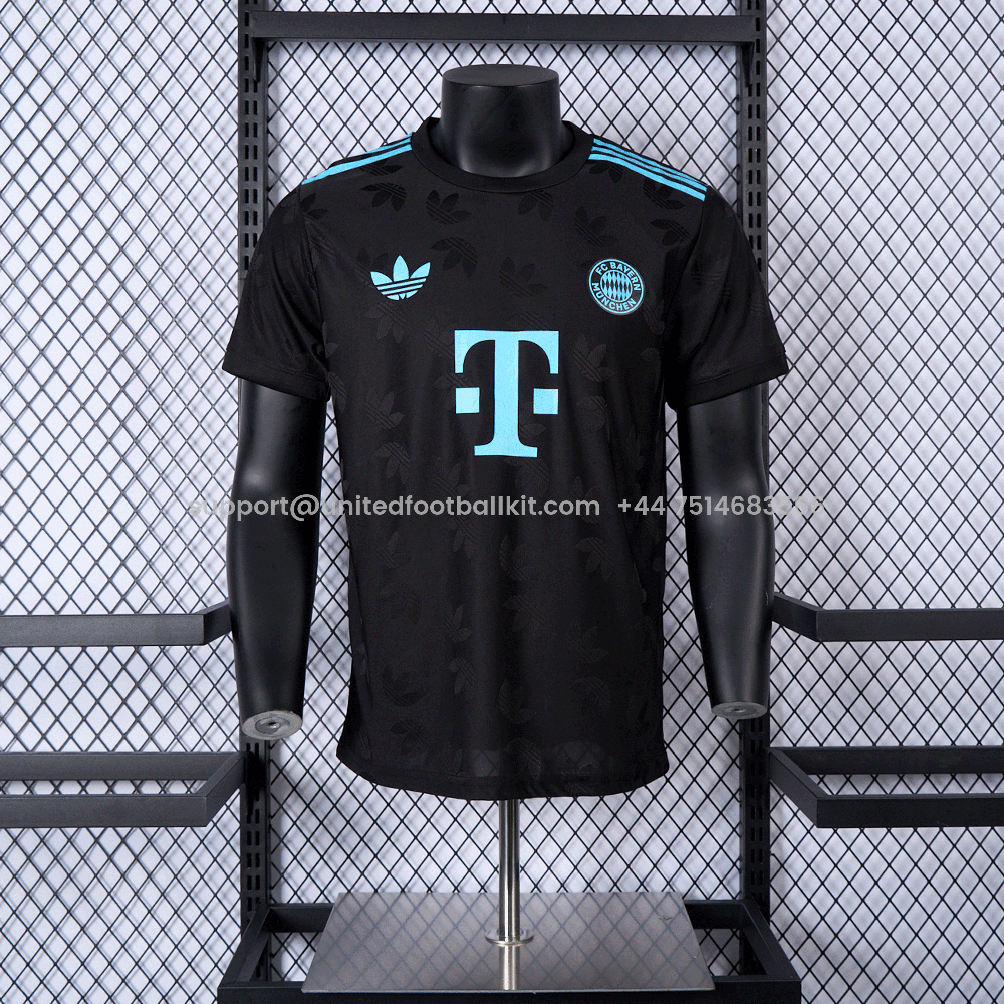 Unitedfootballkit.com | Bayern Munich 24-25 Trefoil Special Edition Jersey - Player Version -Customize Name, Number and Patch | Worldwide Shipping
