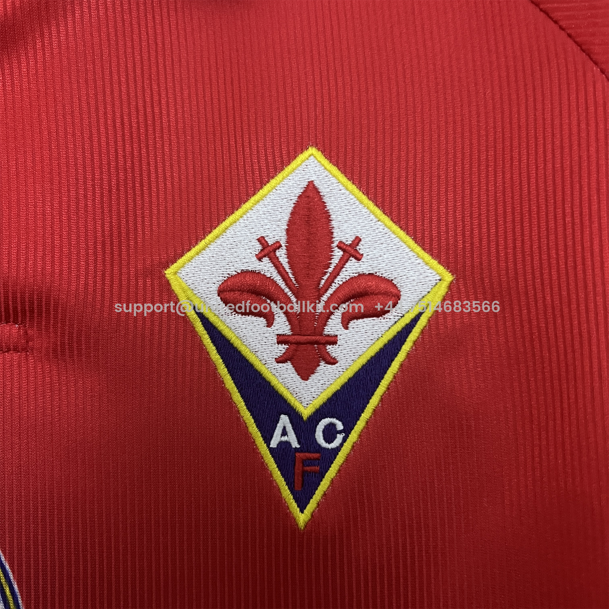 Unitedfootballkit.com | Retro Fiorentina 1995-96 Third Jersey -Customize Name, Number and Patch | Worldwide Shipping