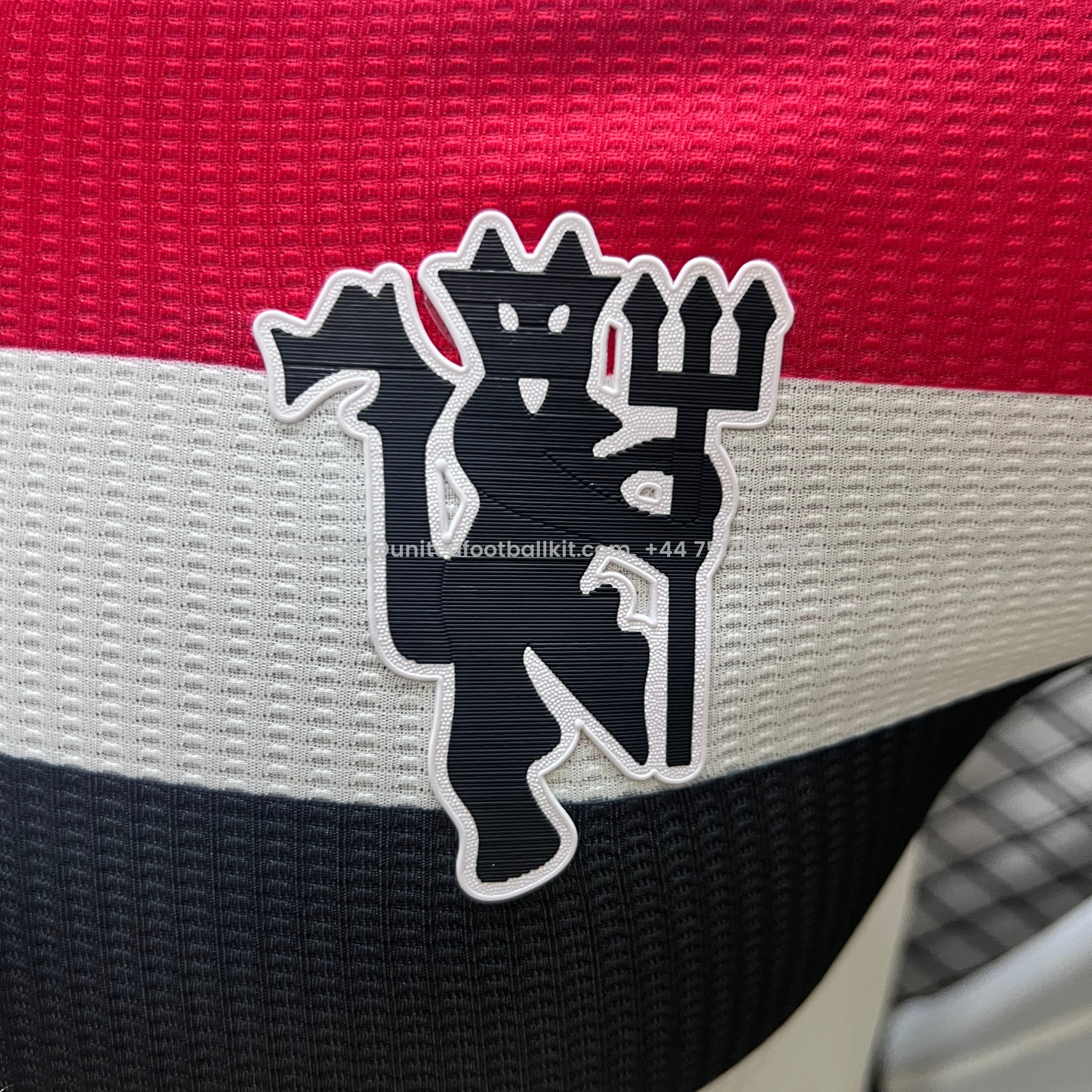 Unitedfootballkit.com | Manchester United 24-25 Third Long Sleeve Jersey - Player Version -Customize Name, Number and Patch | Worldwide Shipping