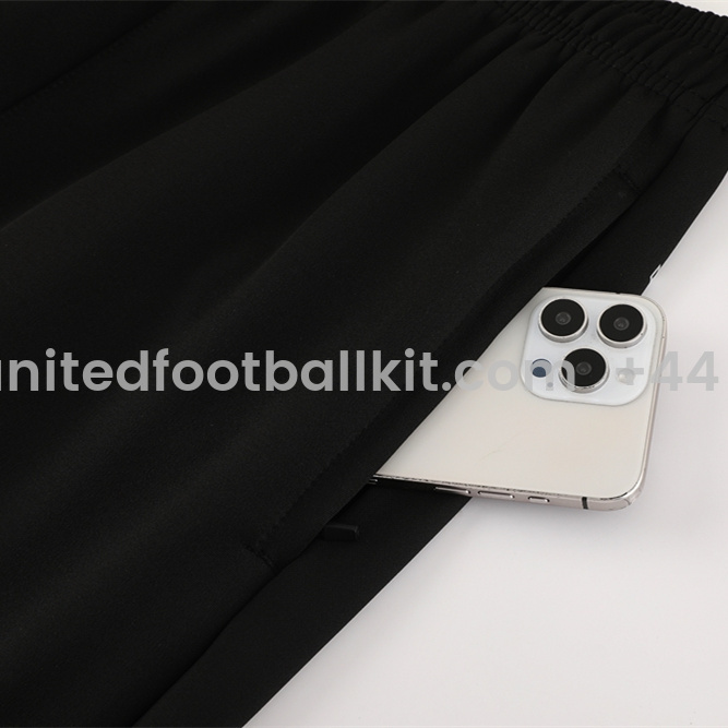 Unitedfootballkit.com | Dortmund 24-25 Jacket Training Tracksuit - Black and Yellow -Customize Name, Number and Patch | Worldwide Shipping