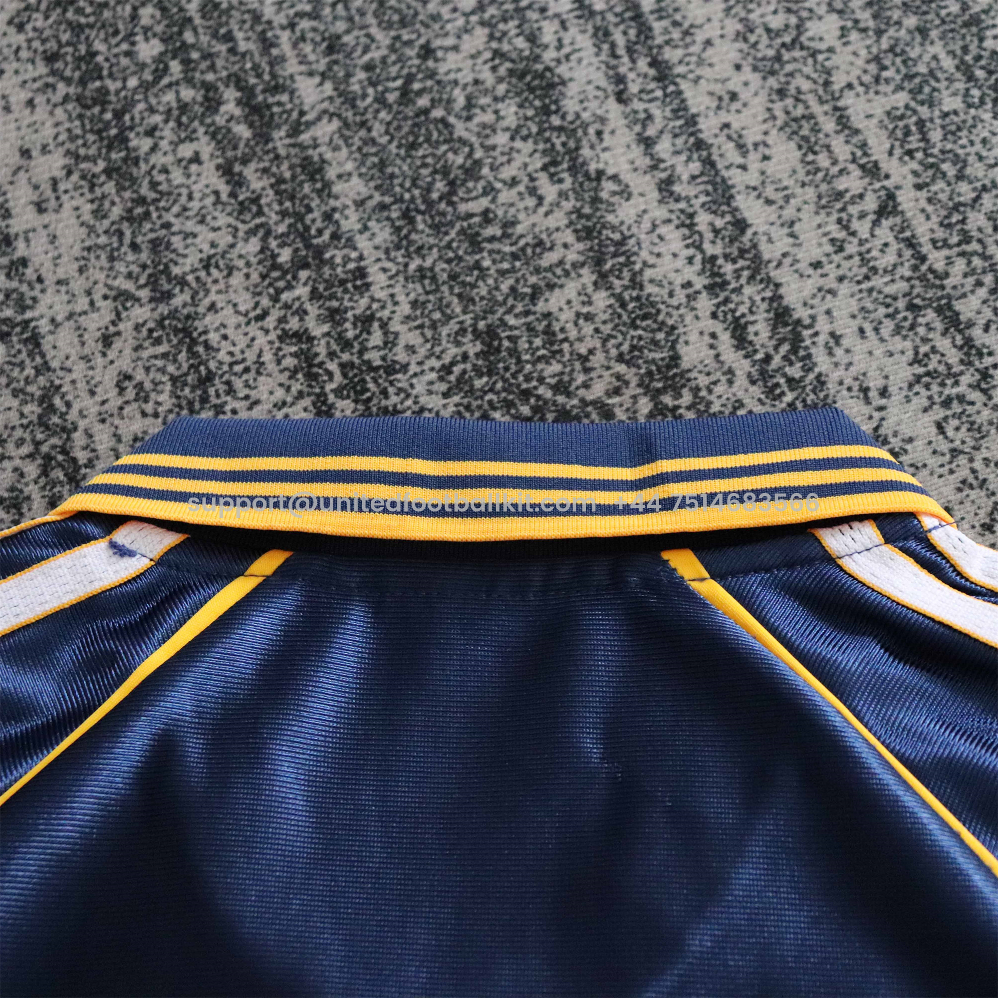 Unitedfootballkit.com | Retro Real Madrid 1998-00 Third Kids Kit -Customize Name, Number and Patch | Worldwide Shipping