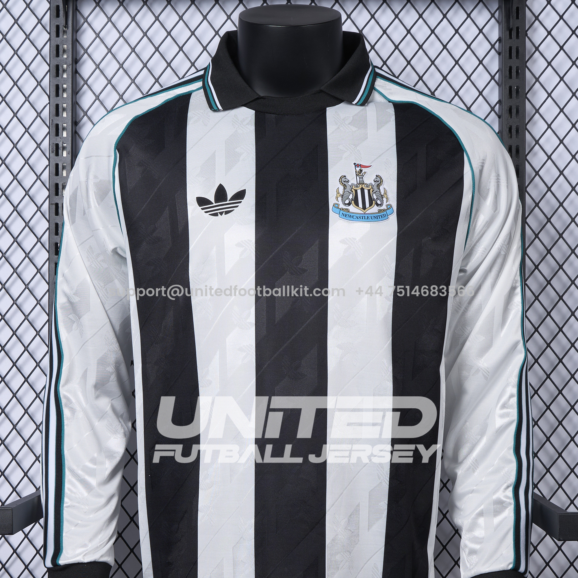 Unitedfootballkit.com | Newcastle United 24-25 Originals LFSTLR Long Sleeve Jersey - Player Version -Customize Name, Number and Patch | Worldwide Shipping