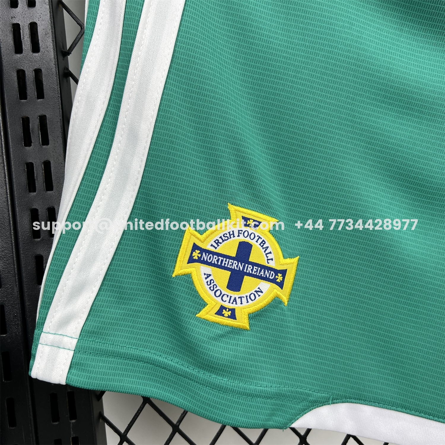 Unitedfootballkit.com | Northern Ireland 2026 Home Green Shorts - Fans Version -Customize Name, Number and Patch | Worldwide Shipping