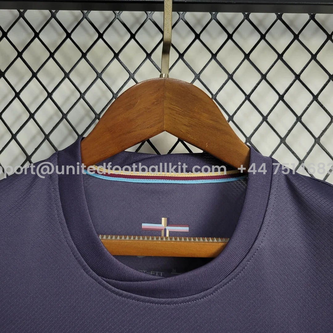 Unitedfootballkit.com | England 2024 Away Stadium Kids Kit -Customize Name, Number and Patch | Worldwide Shipping