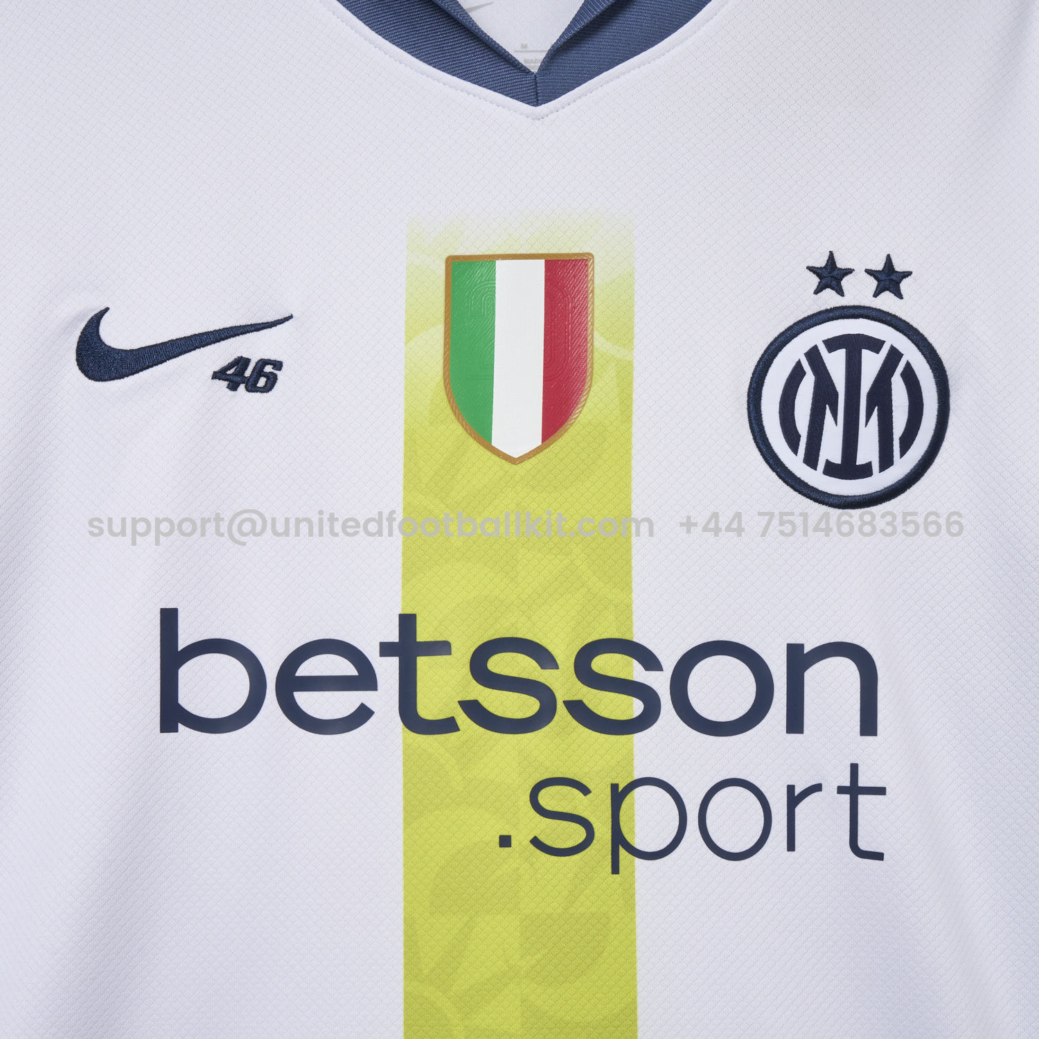 Unitedfootballkit.com | Inter Milan 24-25 Valentino Rossi Special Edition Away Jersey - Fans Version -Customize Name, Number and Patch | Worldwide Shipping