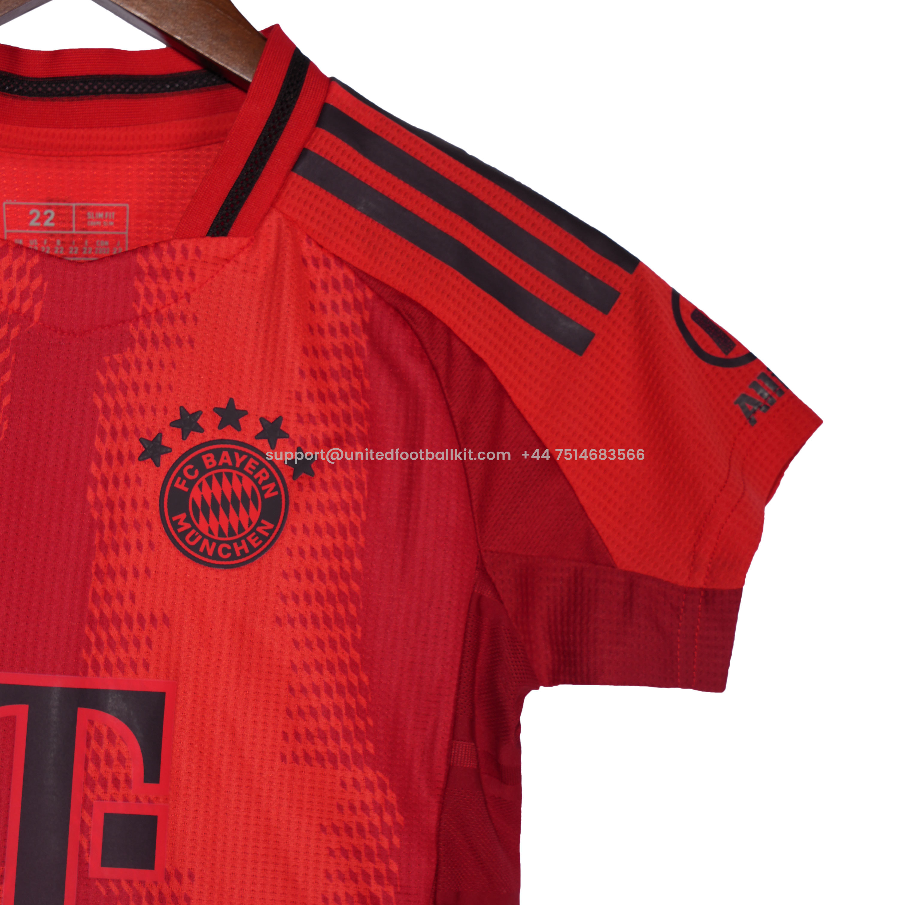 Unitedfootballkit.com | Bayern Munich 24-25 Home Kids Kit - Player Version -Customize Name, Number and Patch | Worldwide Shipping