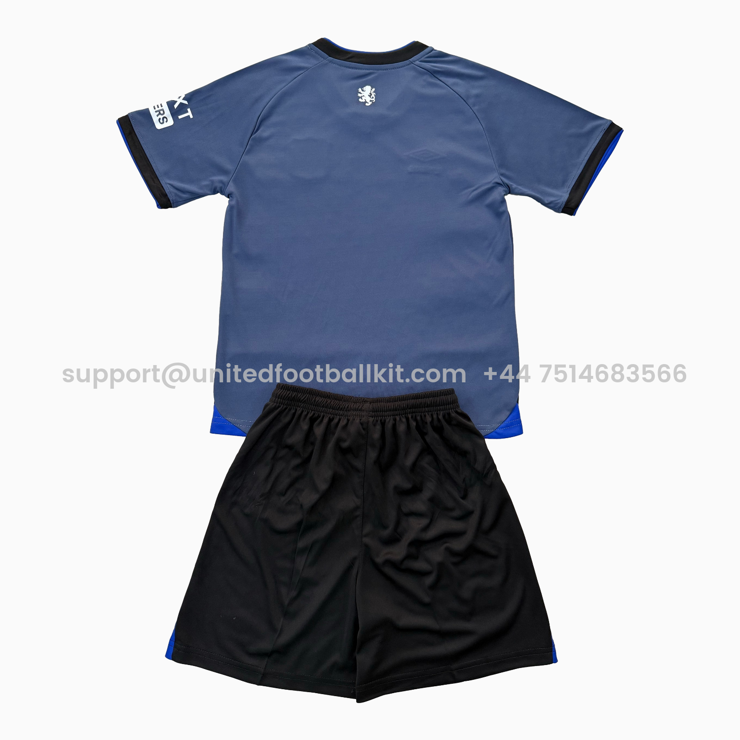 Unitedfootballkit.com | Glasgow Rangers 25-26 Third Kids Kit -Customize Name, Number and Patch | Worldwide Shipping