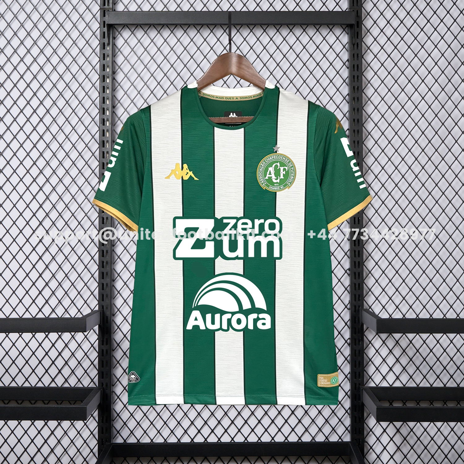 Unitedfootballkit.com | Chapecoense 26-27 Home All Sponsors Jersey - Fans Version -Customize Name, Number and Patch | Worldwide Shipping