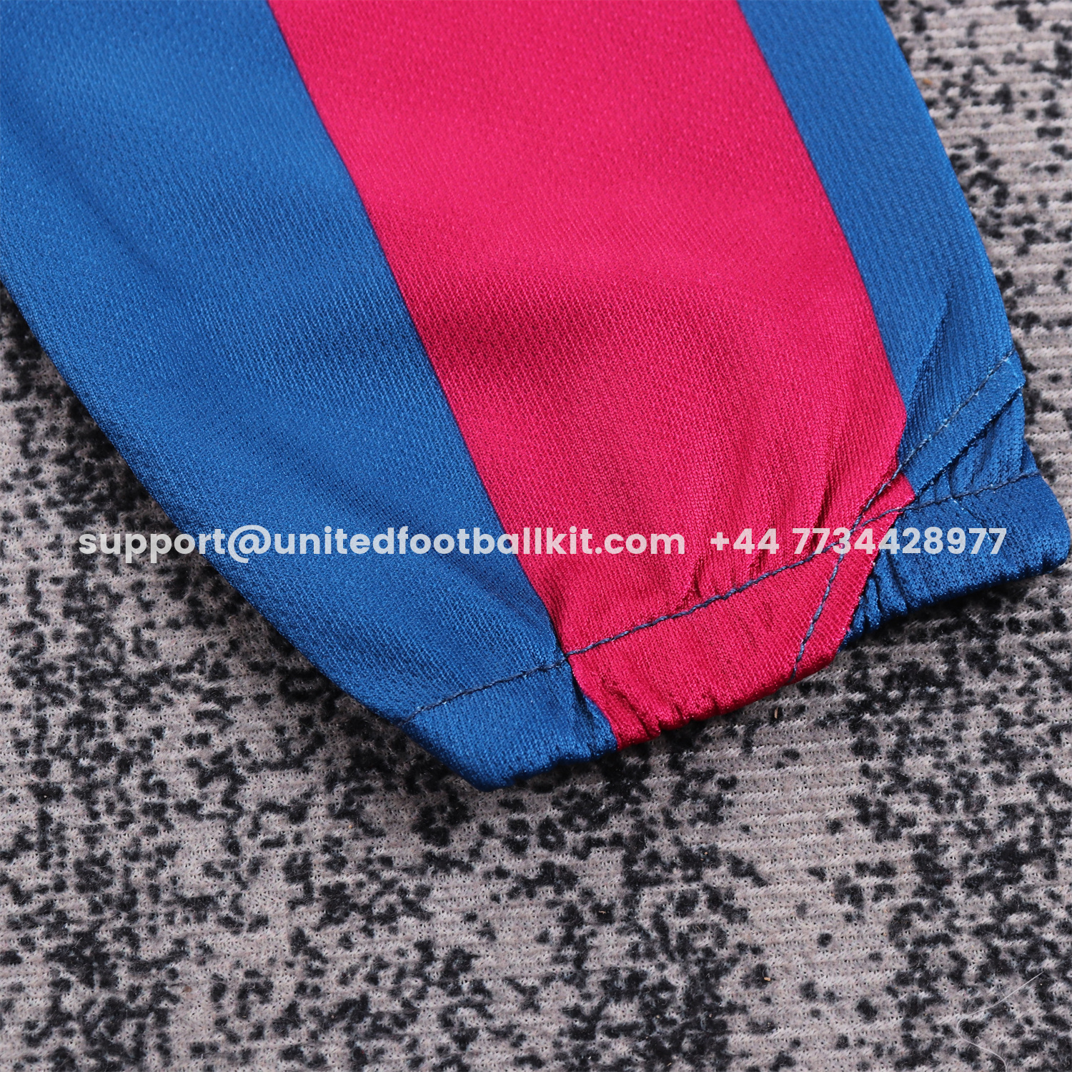 Unitedfootballkit.com | Retro Barcelona 2005-06 Home Long Sleeve Kids Kit -Customize Name, Number and Patch | Worldwide Shipping