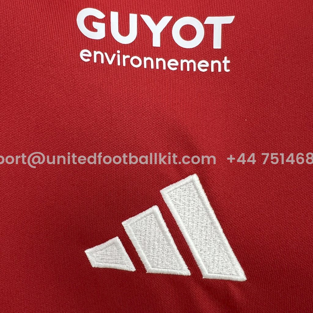 Unitedfootballkit.com | Stade Brestois 24-25 Home Jersey - Fans Version -Customize Name, Number and Patch | Worldwide Shipping