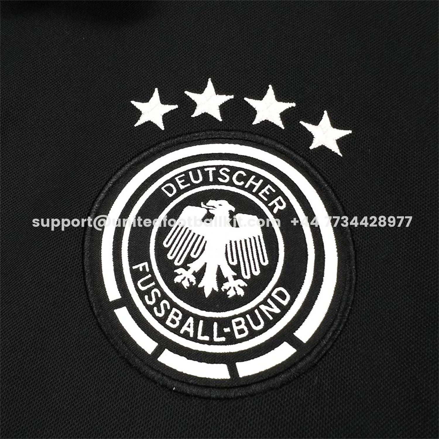 Unitedfootballkit.com | Germany 2026 Black Special Edition Polo Jersey - Fans Version -Customize Name, Number and Patch | Worldwide Shipping