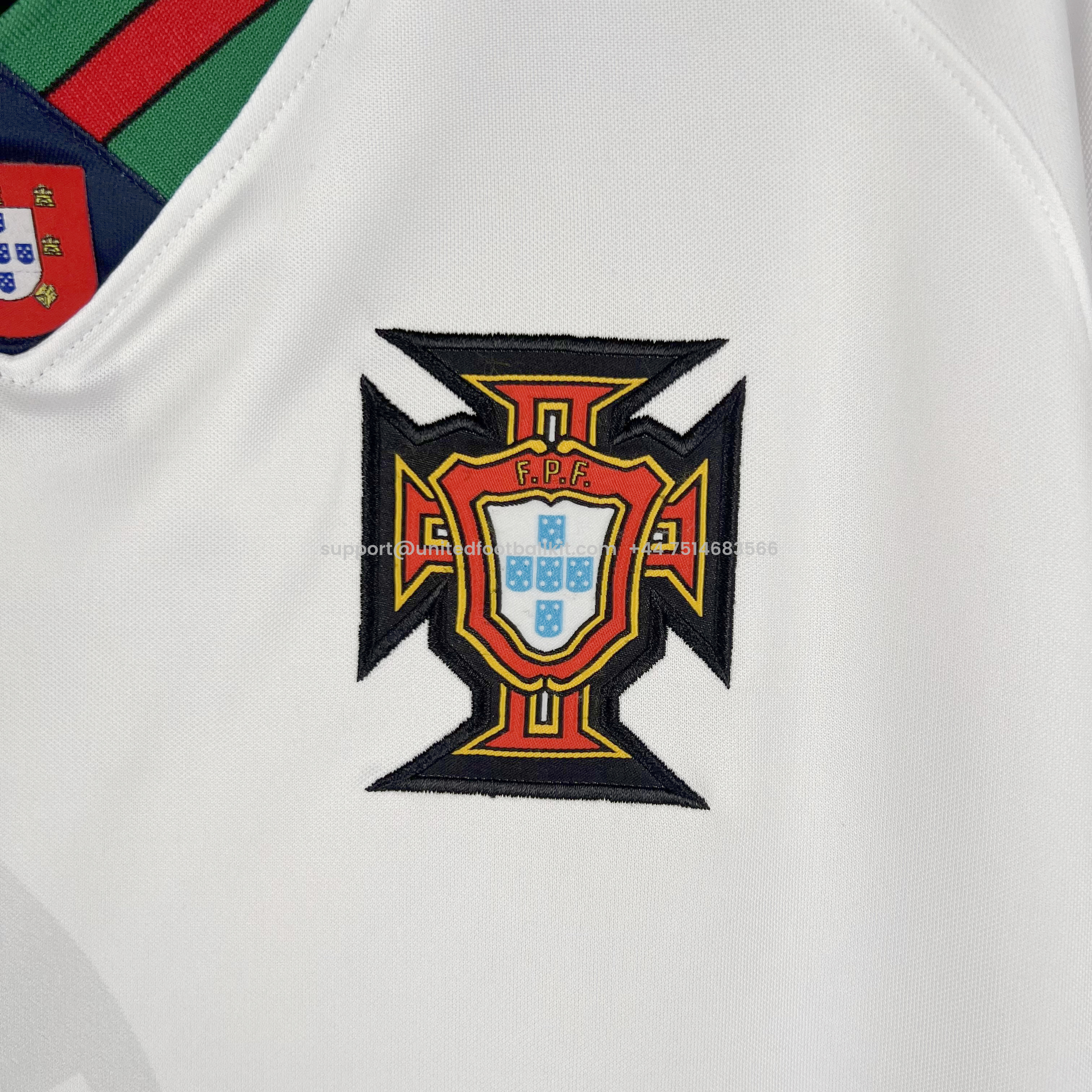 Unitedfootballkit.com | Retro Portugal 1996-97 Away Stadium Jersey -Customize Name, Number and Patch | Worldwide Shipping