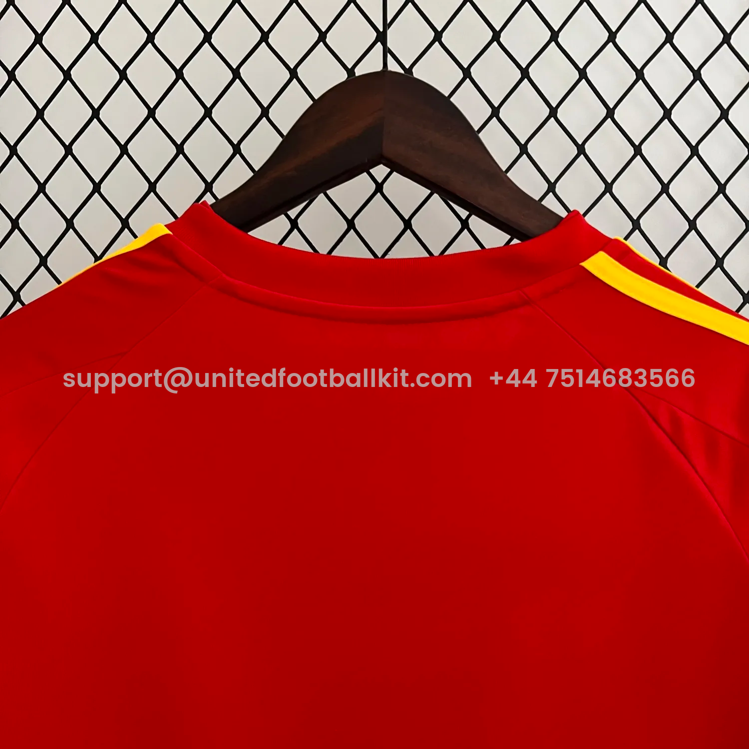 Unitedfootballkit.com | Retro Spain 2008 Home Stadium Jersey -Customize Name, Number and Patch | Worldwide Shipping