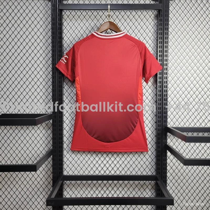 Unitedfootballkit.com | Women's Manchester United 24-25 Home Jersey -Customize Name, Number and Patch | Worldwide Shipping