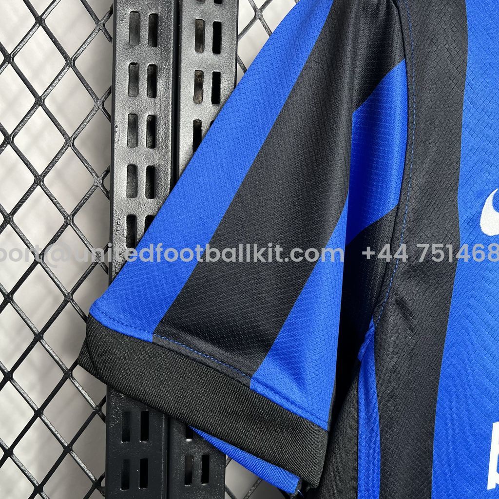 Unitedfootballkit.com | Inter Milan 24-25 Home Stadium Jersey - Fans Version -Customize Name, Number and Patch | Worldwide Shipping